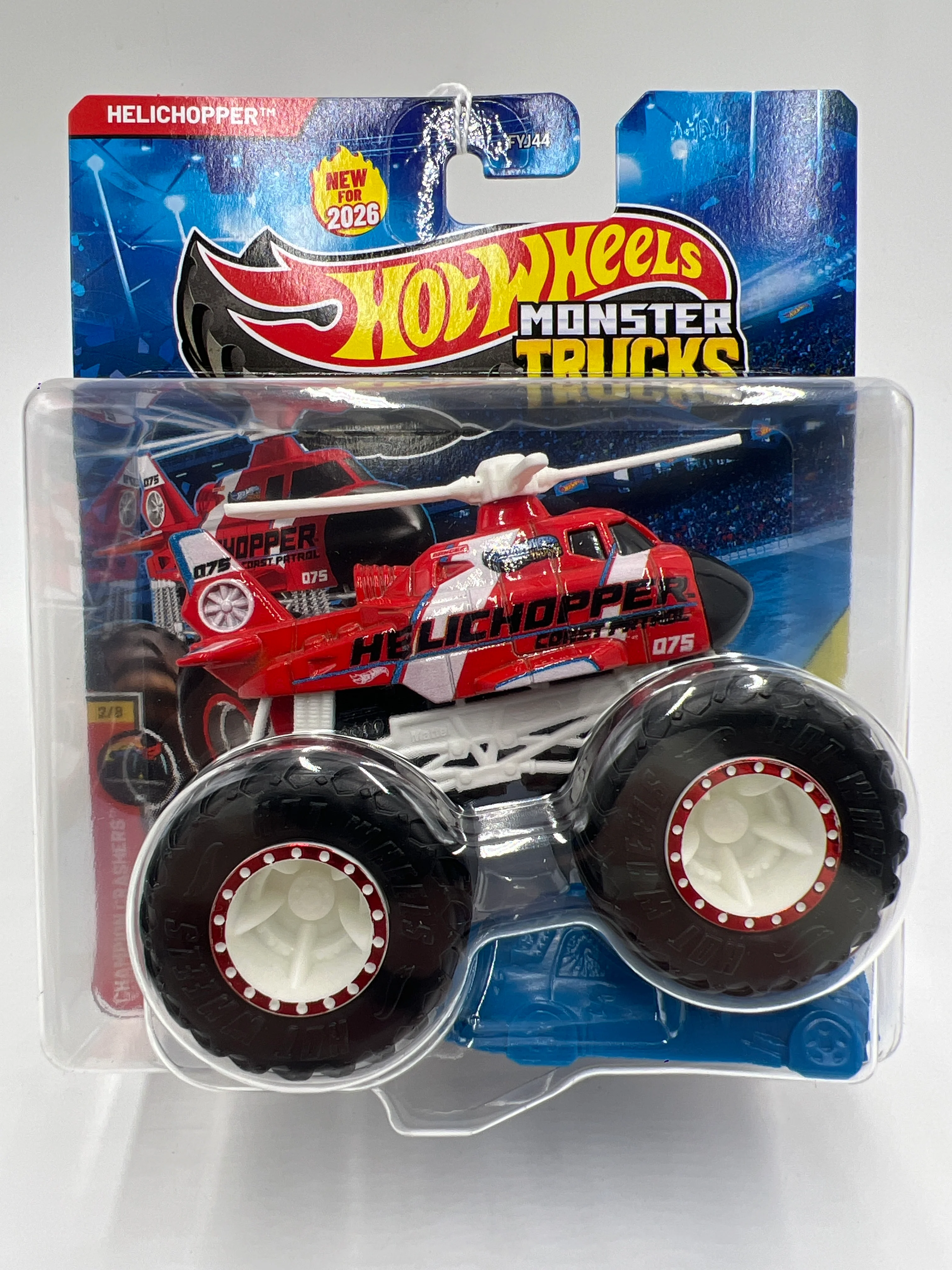 2026 Hot Wheels Monster Trucks Champion Crashers #2 Helichopper 135A