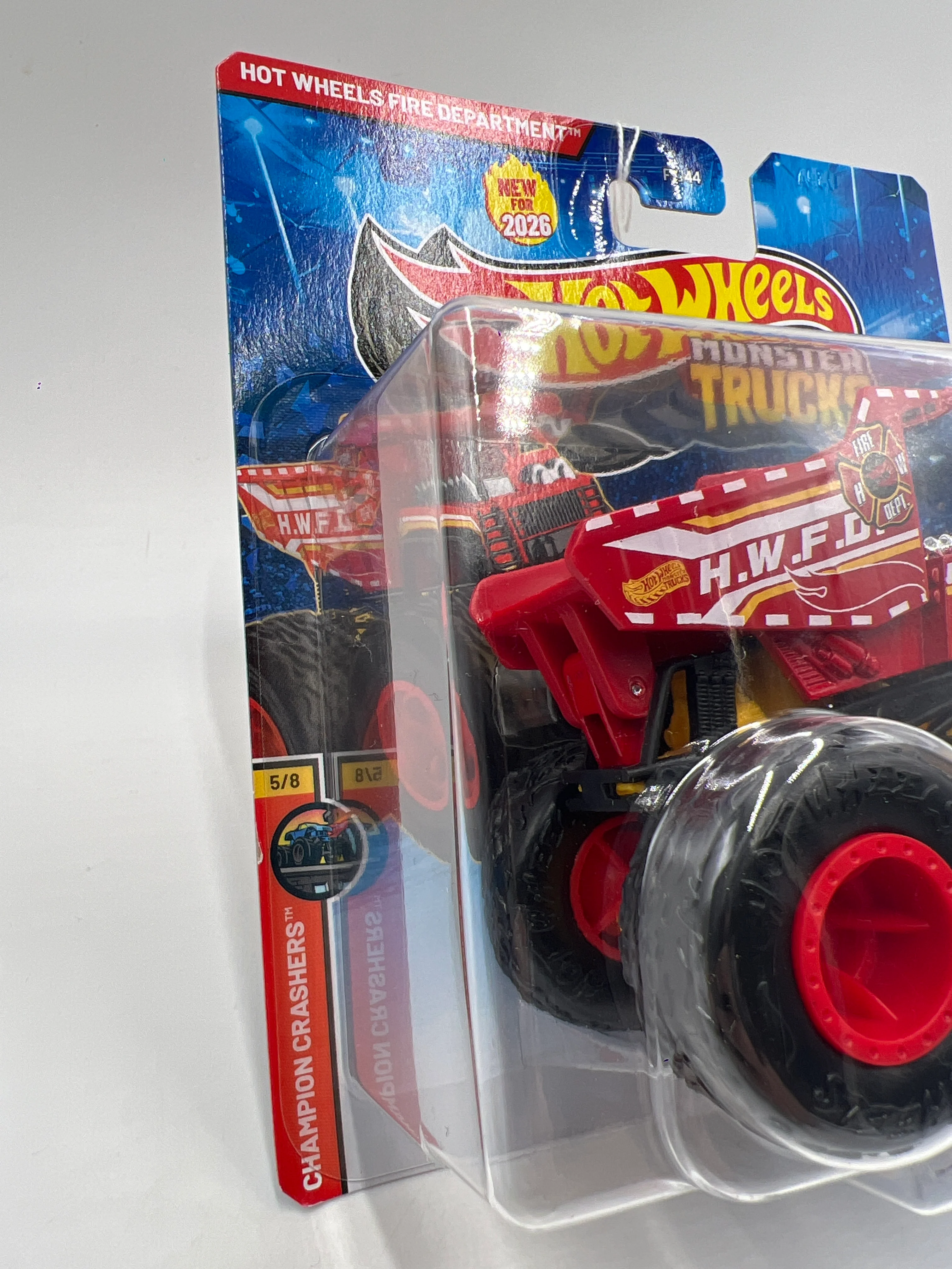 2026 Hot Wheels Monster Trucks Champion Crashers #5 Hot Wheels Fire Department 125H - Image 4