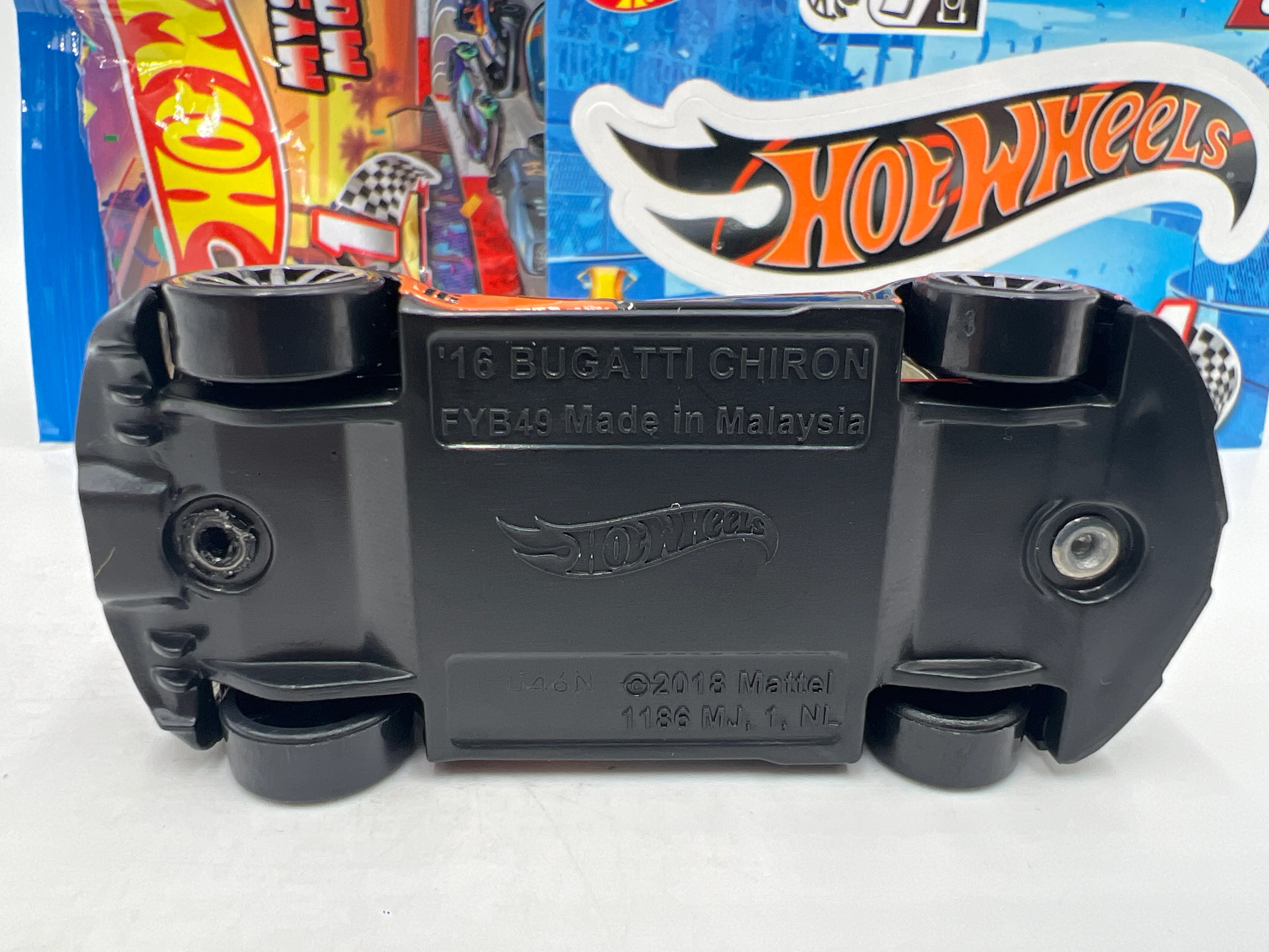 2026 Hot Wheels Mystery Models Series 1 #3 CHASE 16 Bugatti Chiron Black - Image 6