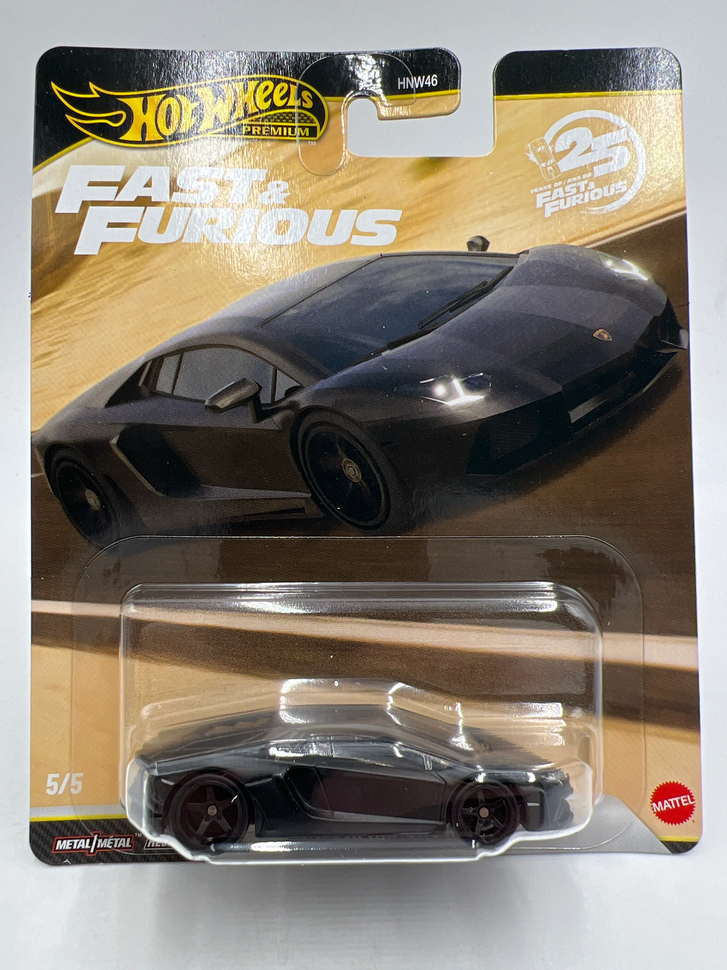 2026 Hot Wheels Premium Fast & Furious 25th Anniversary Mix P Complete Set Of 5 W/Chase - Image 6