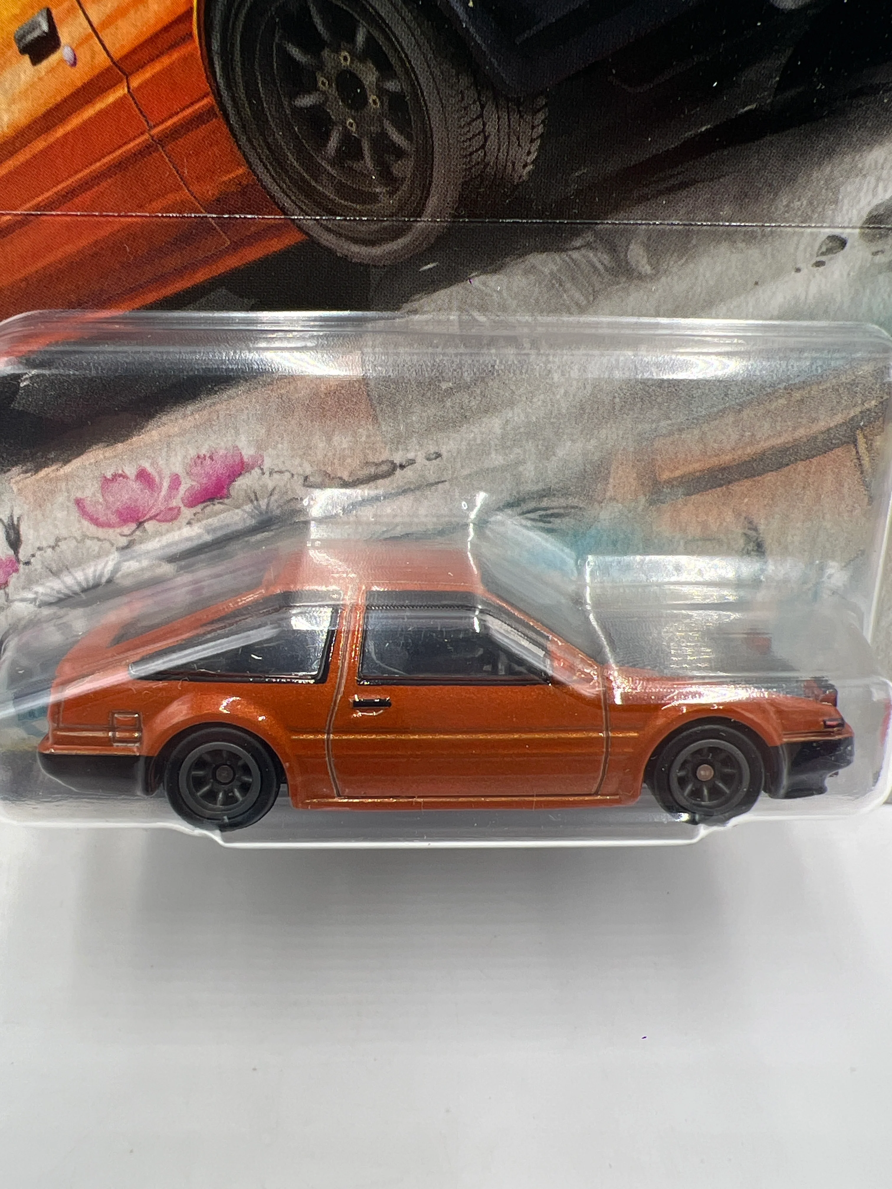 2026 Hot Wheels Premium Japan Historics 5 #2 Toyota AE86 Sprinter Trueno Orange 259D - Image 2