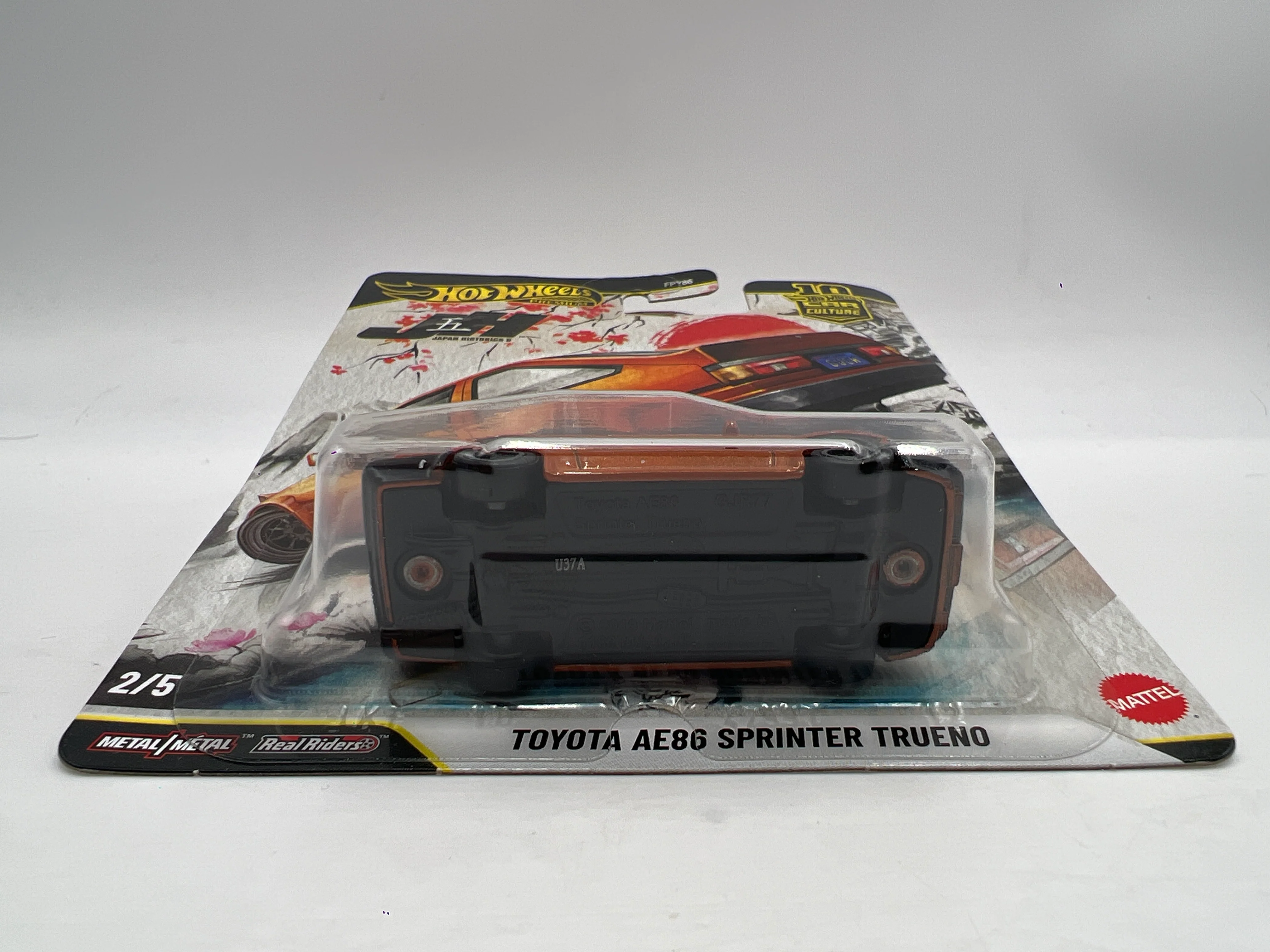 2026 Hot Wheels Premium Japan Historics 5 #2 Toyota AE86 Sprinter Trueno Orange 259D - Image 5