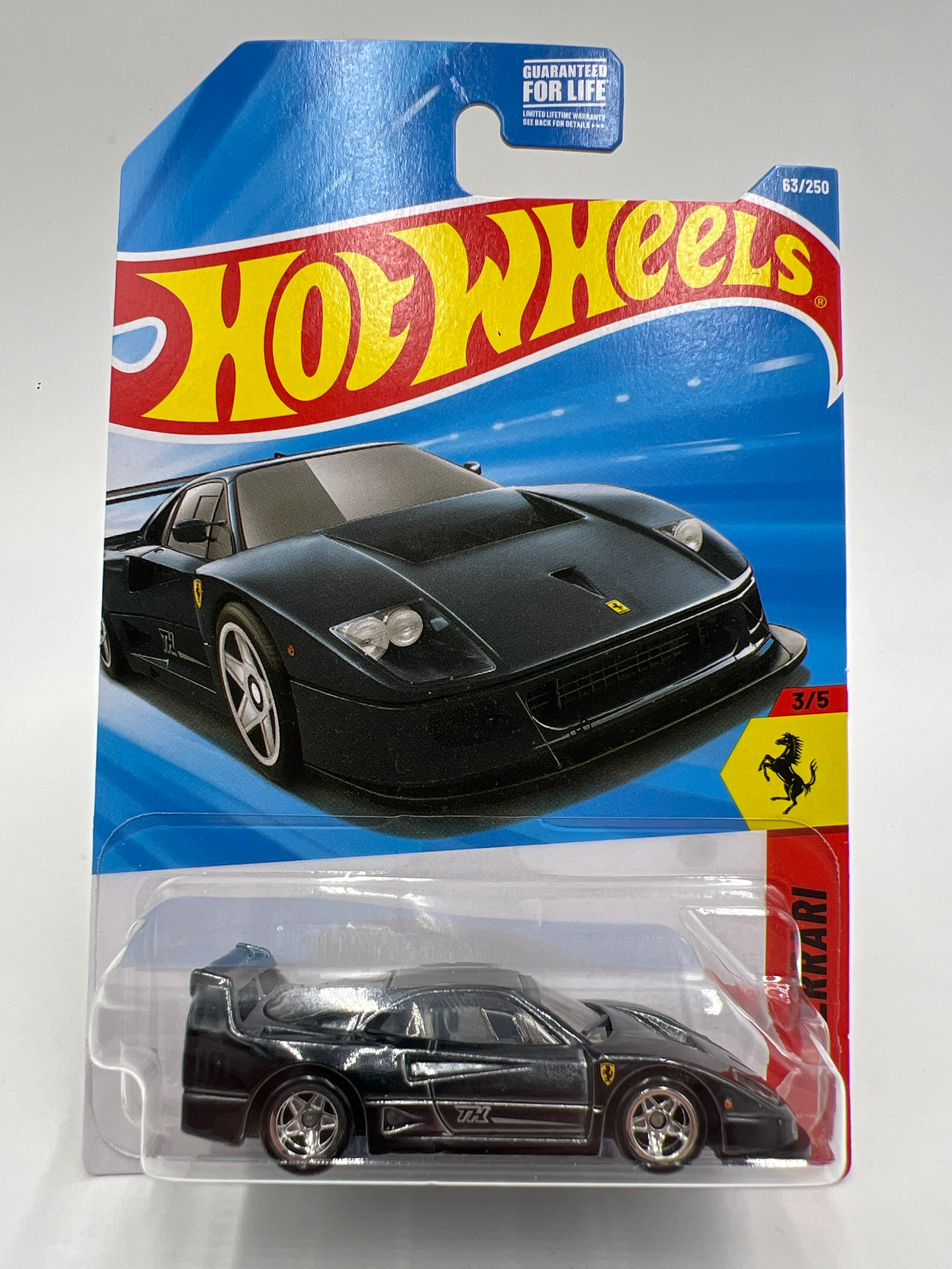 2026 Hot Wheels Super Treasure Hunt #63 Ferrari F40 Competizione Black W/Protector