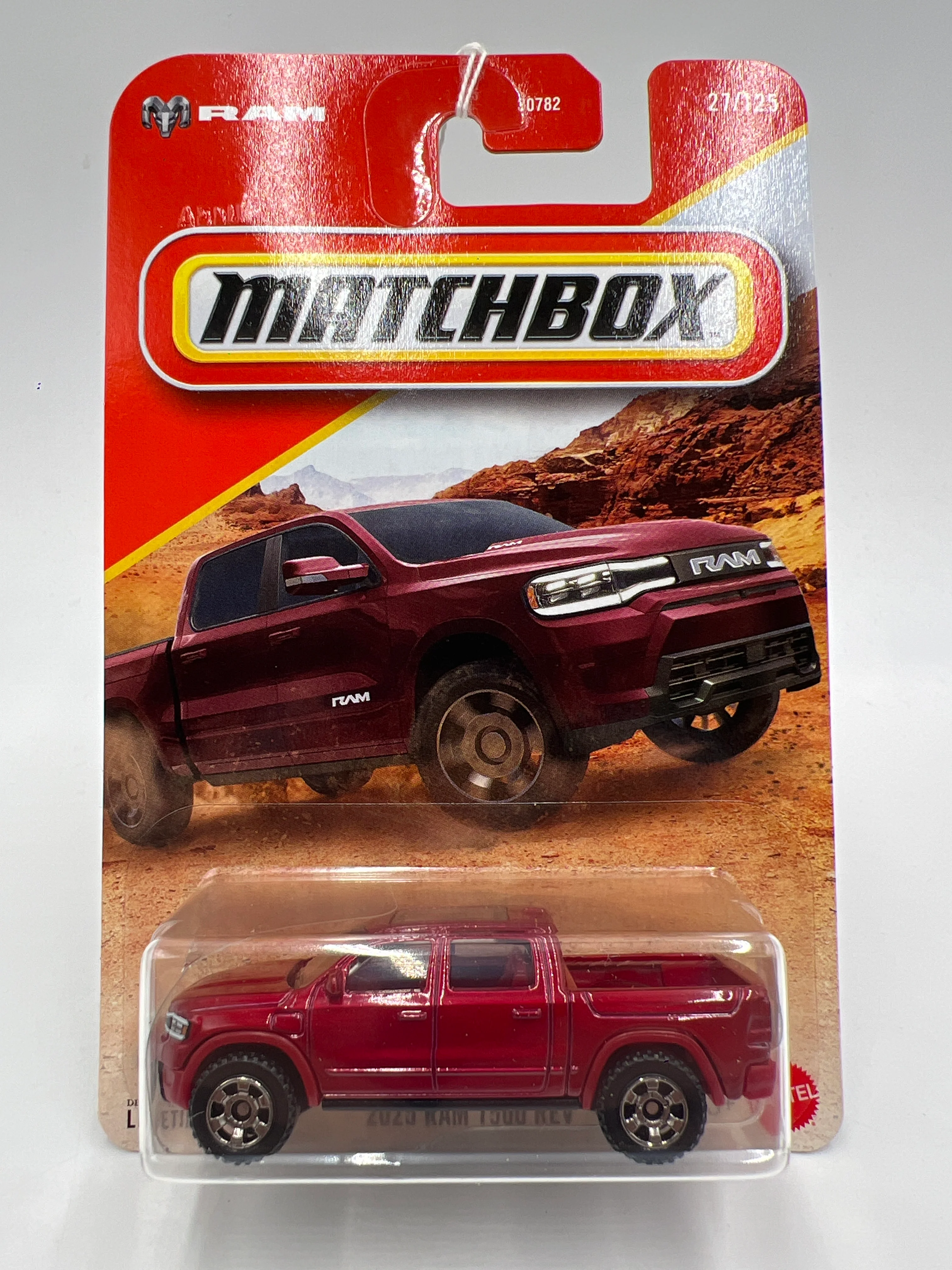 2026 Matchbox #27 2025 Dodge Ram 1500 REV Red 206F