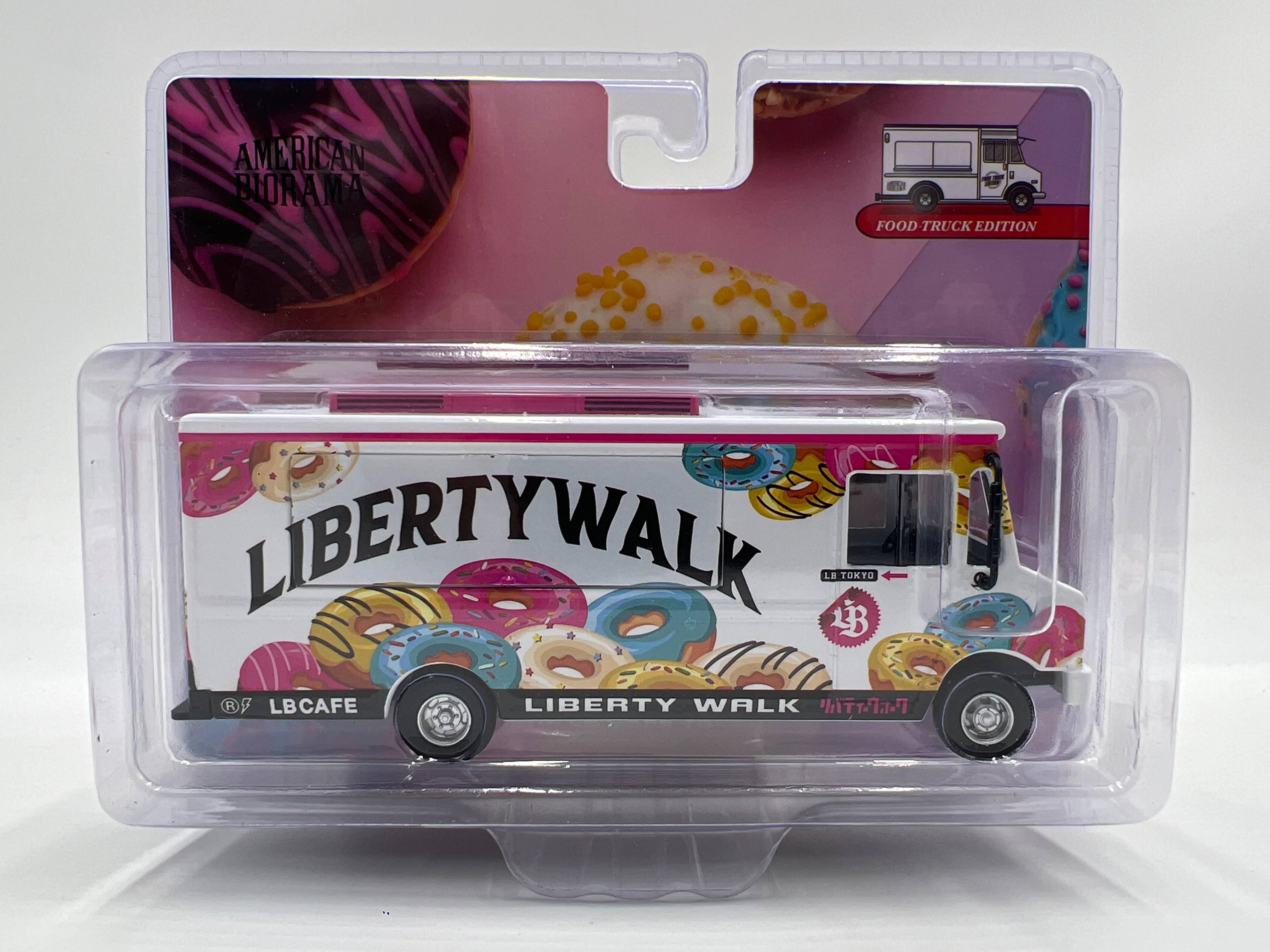 American Diorama 1:64 Food Truck Edition The LB Cafe Truck Liberty Walk