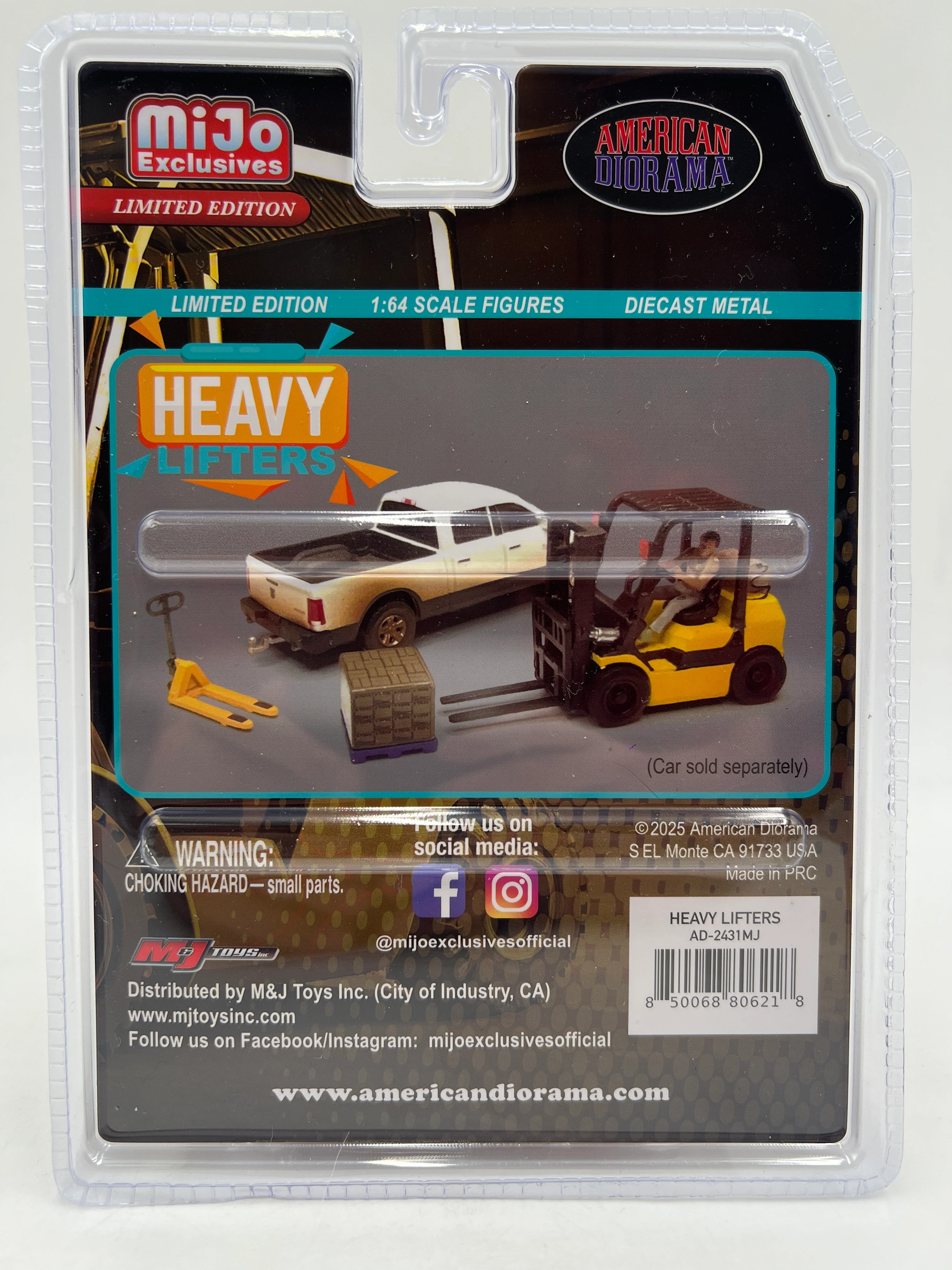 American Diorama MiJo Exclusives 1:64 Heavy Lifters 176G - Image 2