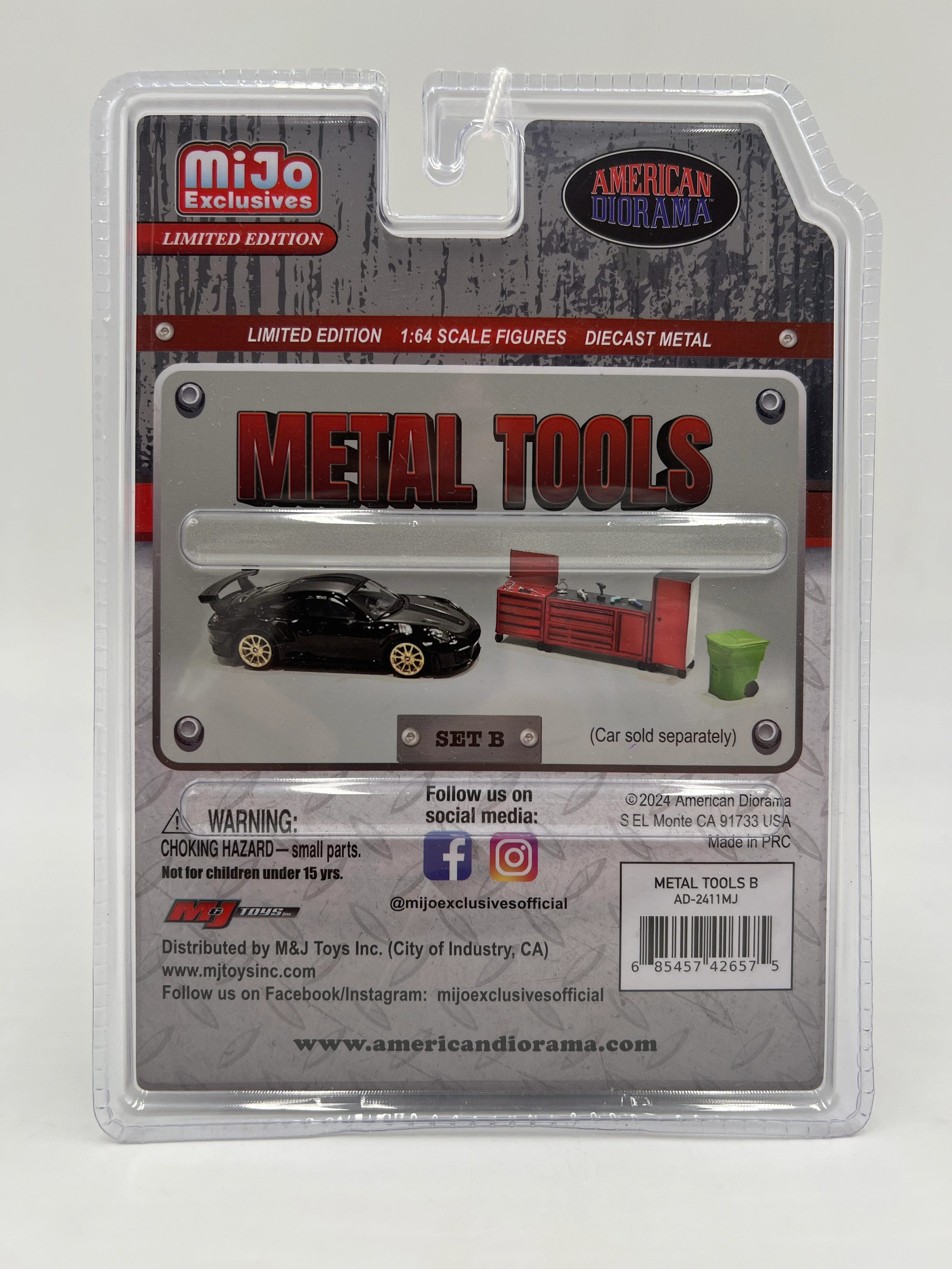American Diorama MiJo Exclusives 1:64 Scale Metal Tools Set B 175A - Image 7