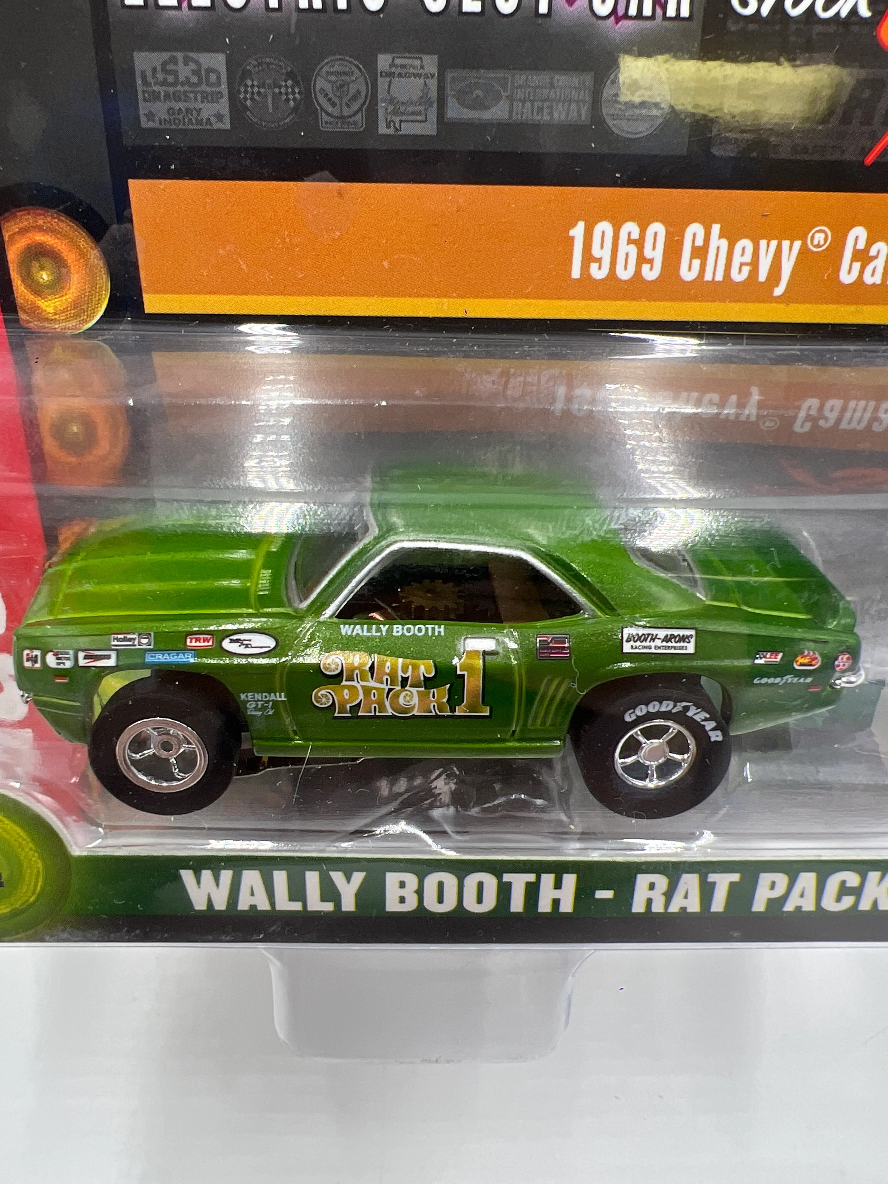 Auto World Legends of the Qtr Mile Wally Booth Rat Pack HO Slot Car 1969 Chevy Camaro - Image 3