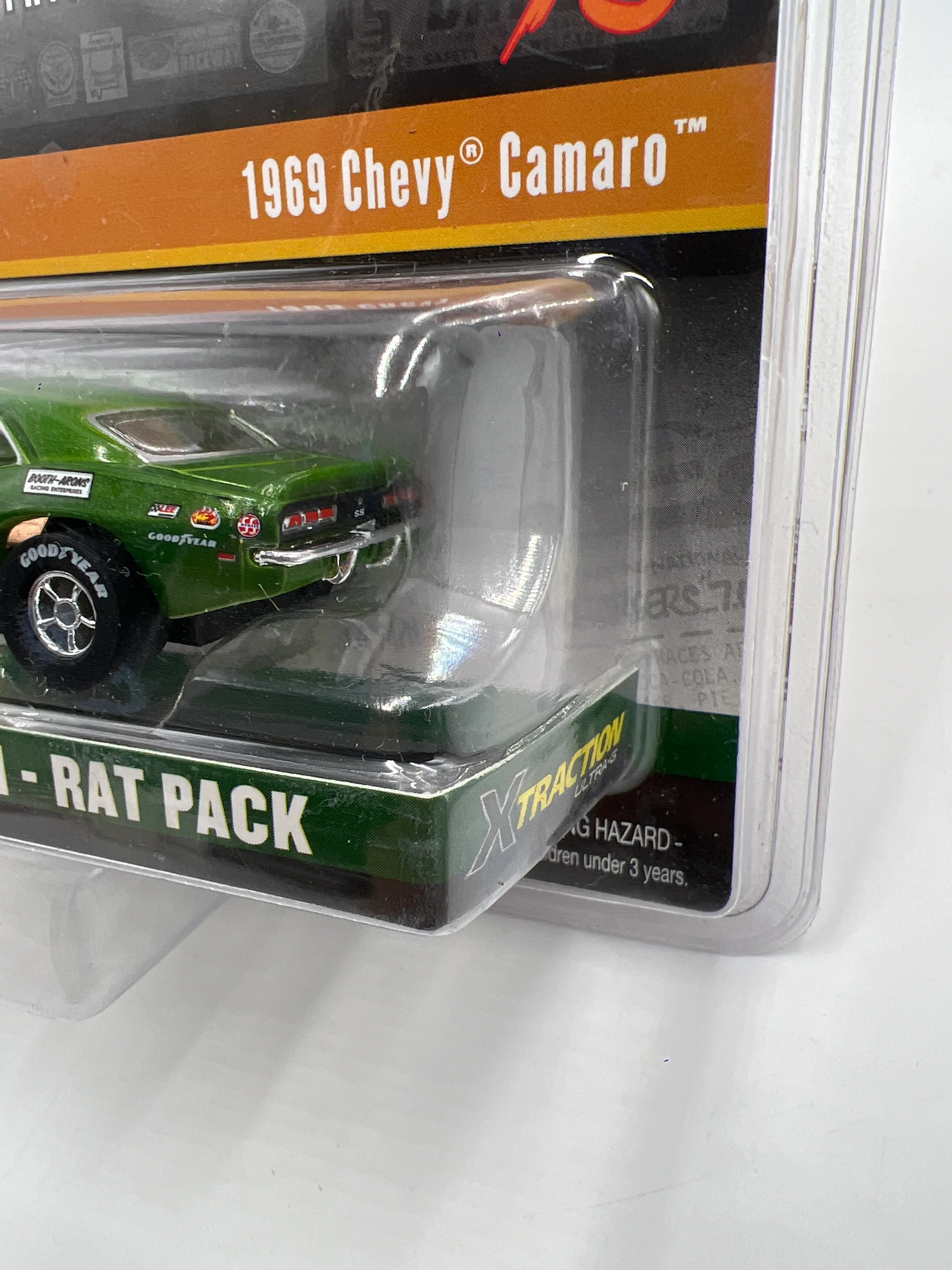 Auto World Legends of the Qtr Mile Wally Booth Rat Pack HO Slot Car 1969 Chevy Camaro - Image 4