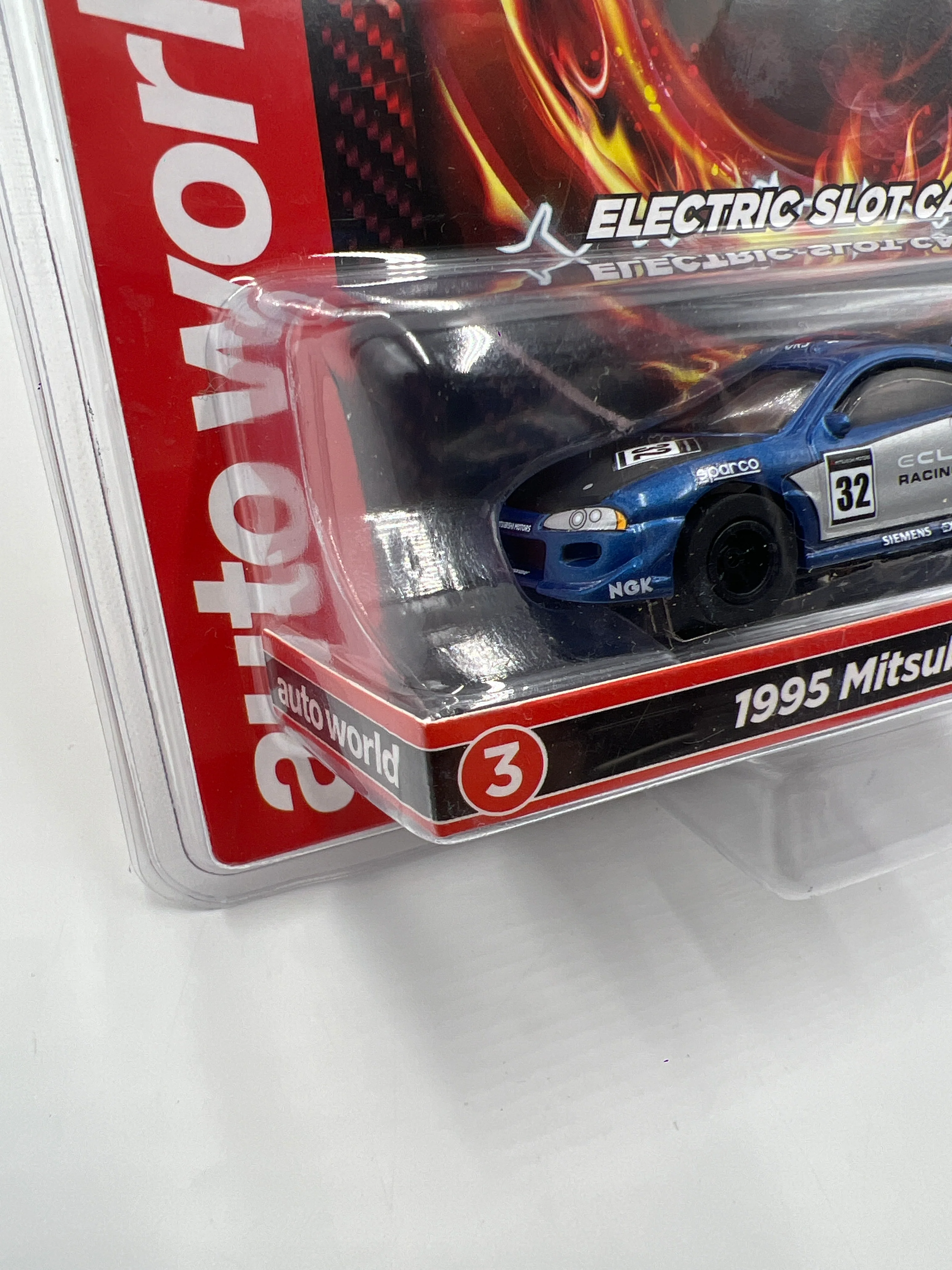 Auto World Xtraction Ultra G Import Heat 1995 Mitsubishi Eclipse Electric Slot Car 181A - Image 5