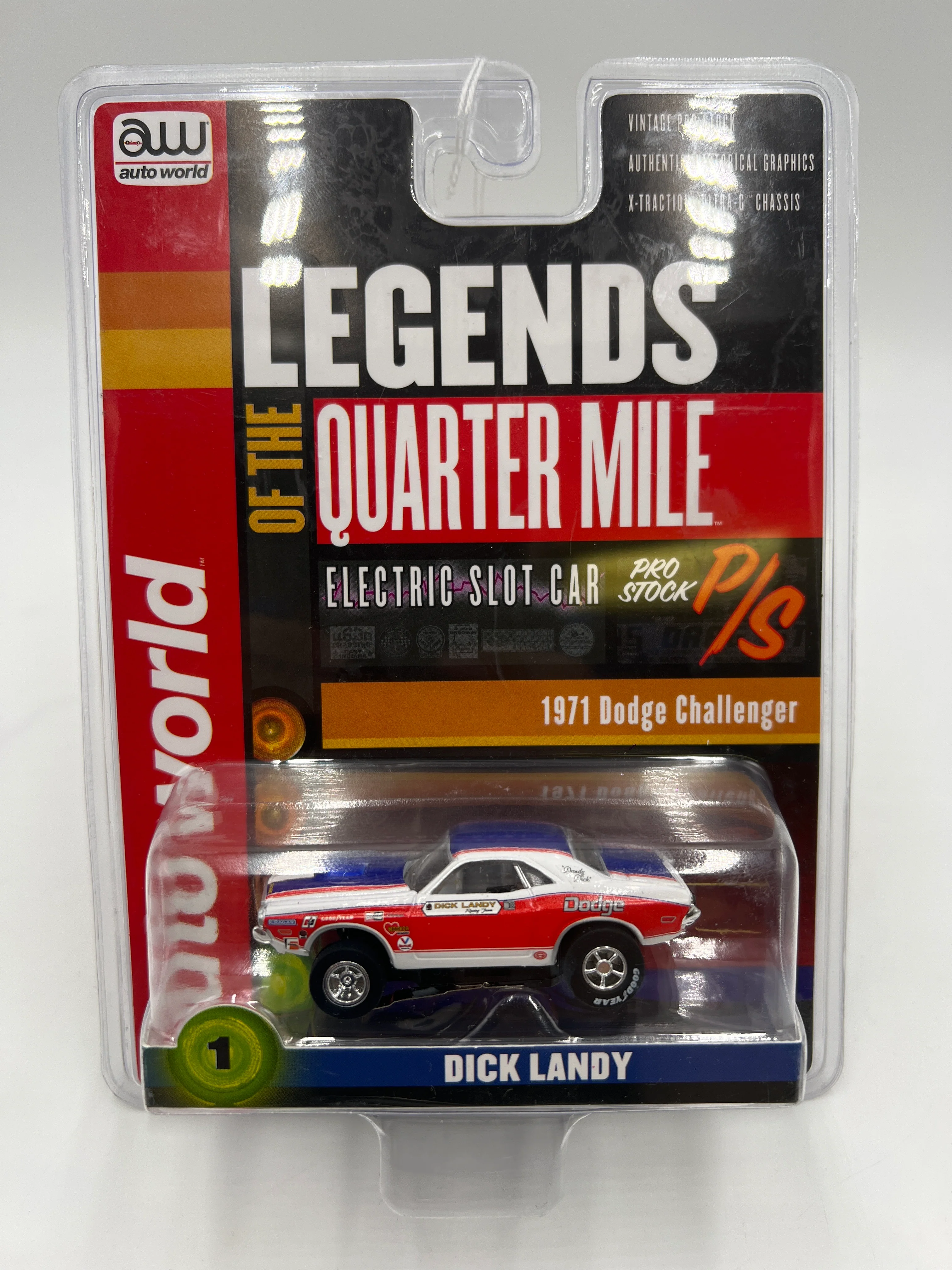 Auto World Legends of the Qtr Mile Dick Landy HO Slot Car 1971 Dodge Challenger - Image 2