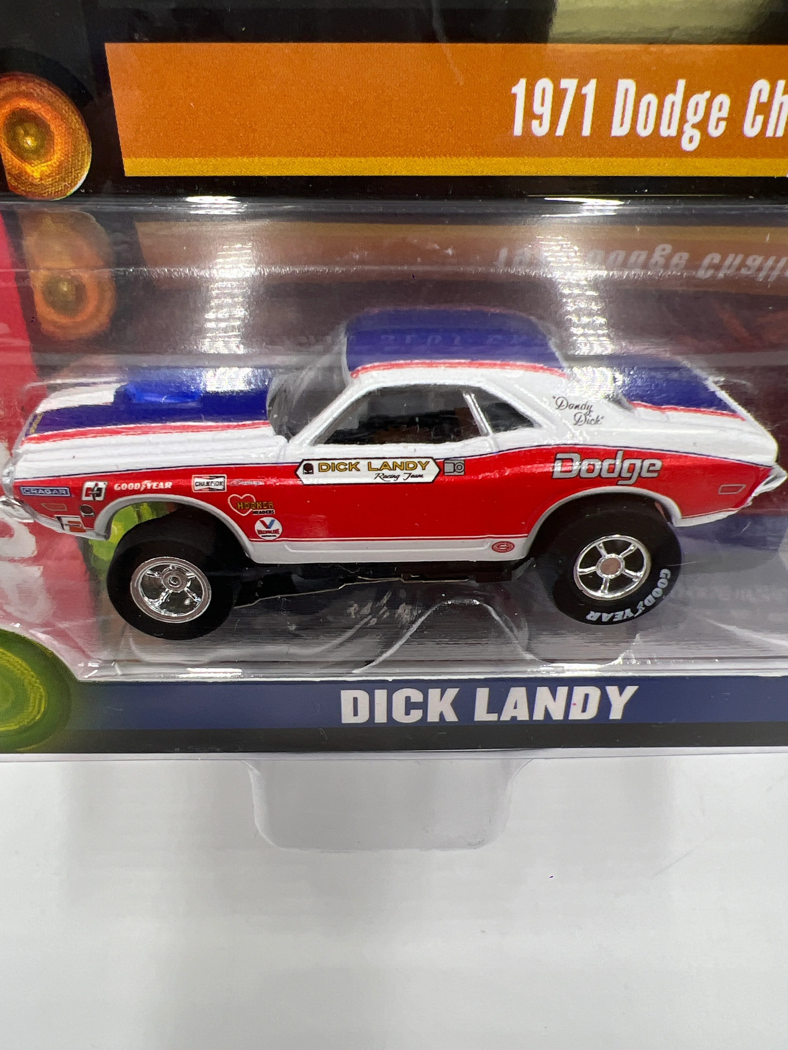 Auto World Legends of the Qtr Mile Dick Landy HO Slot Car 1971 Dodge Challenger - Image 3