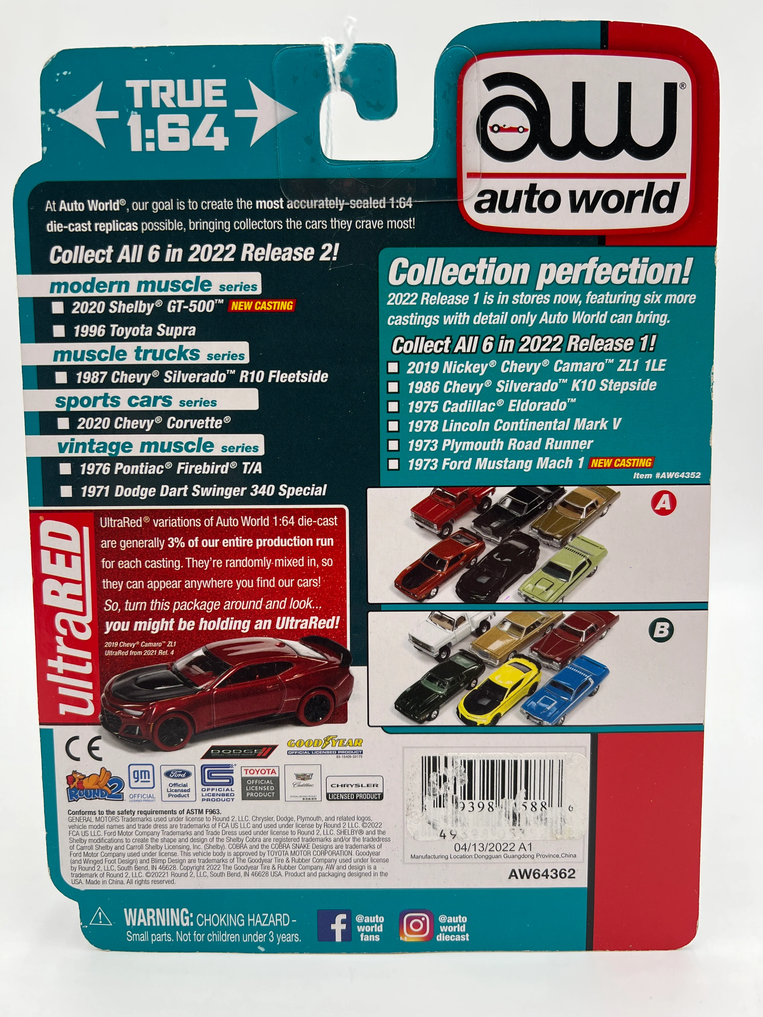 Auto World Muscle Trucks Release 2 Version B 1987 Chevy Silverado R10 Fleetside Gray/Black 182E - Image 6
