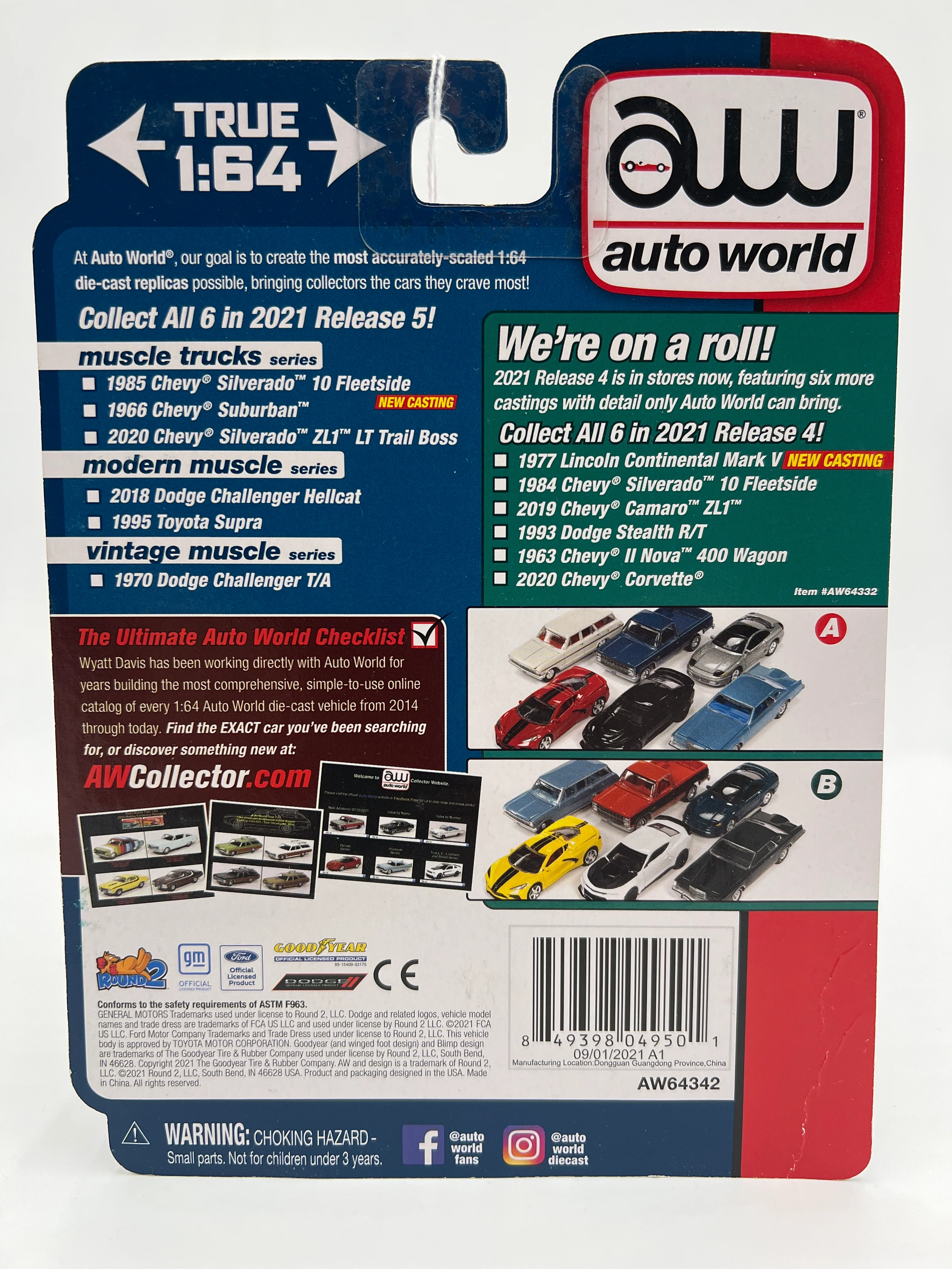 Auto World Muscle Trucks Release 5 Version B 2020 Chevy Silverado ZL1 LT Trail Boss Black - Image 7