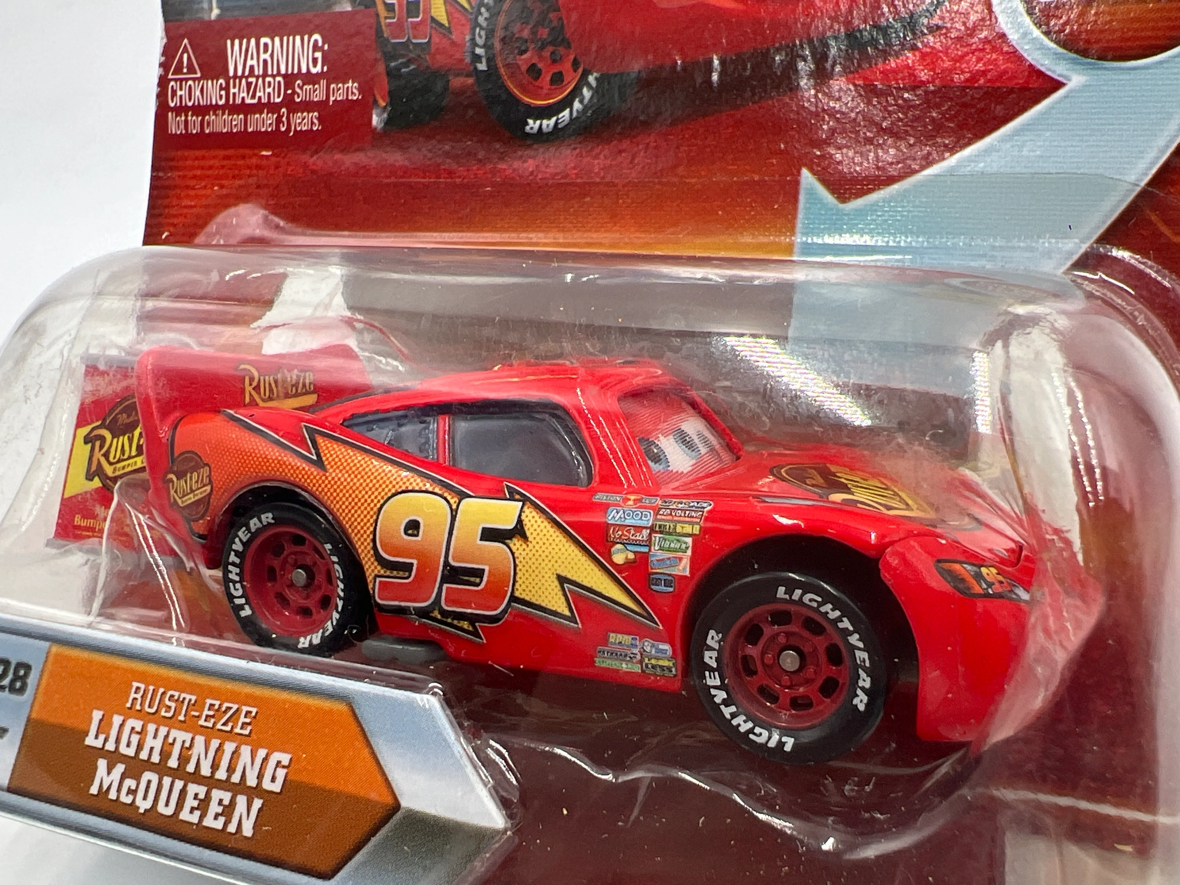 Disney Pixar Cars #128 CHASE Rust-eze Lightning McQueen 140A - Image 2