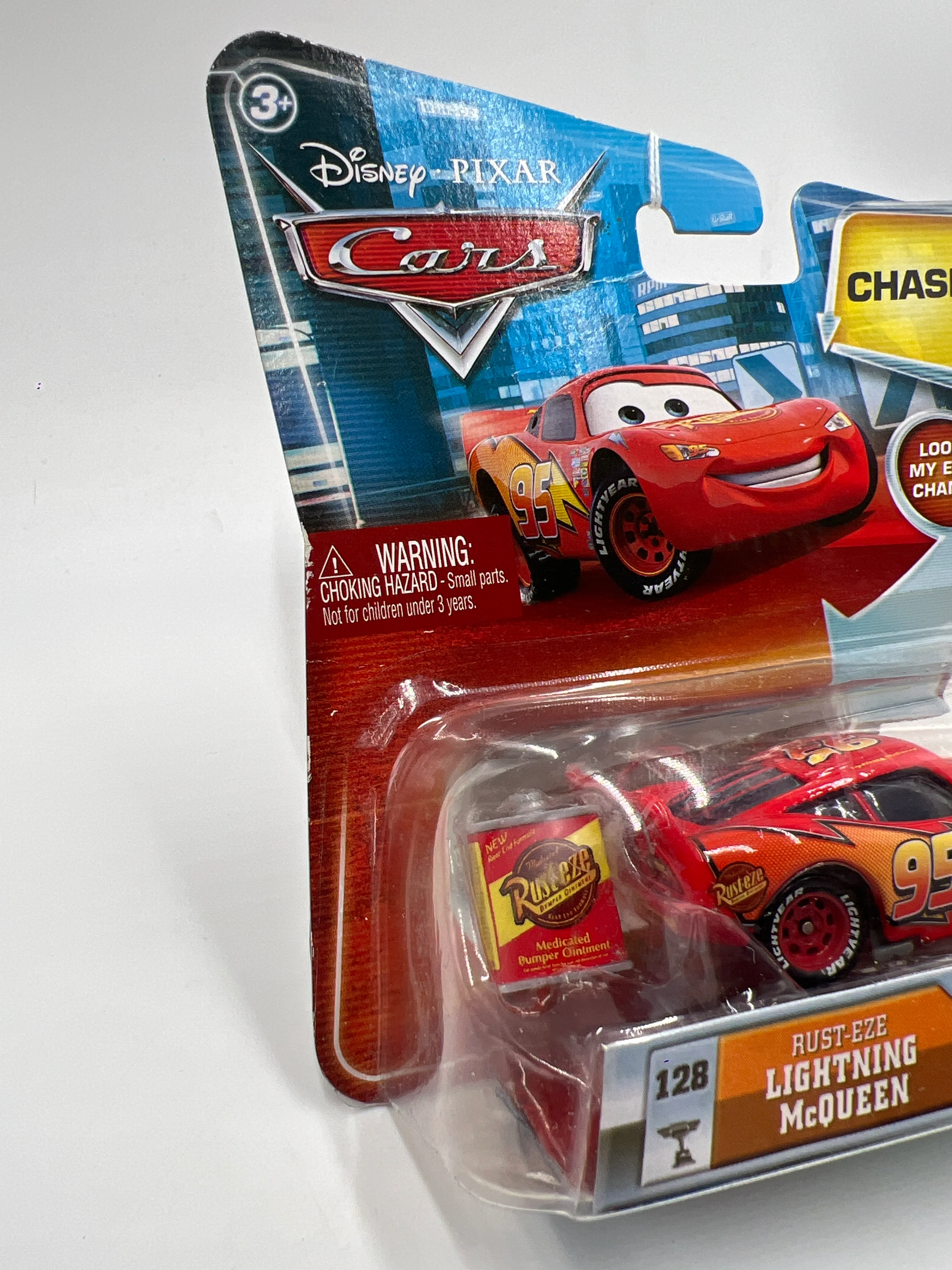 Disney Pixar Cars #128 CHASE Rust-eze Lightning McQueen 140A - Image 4