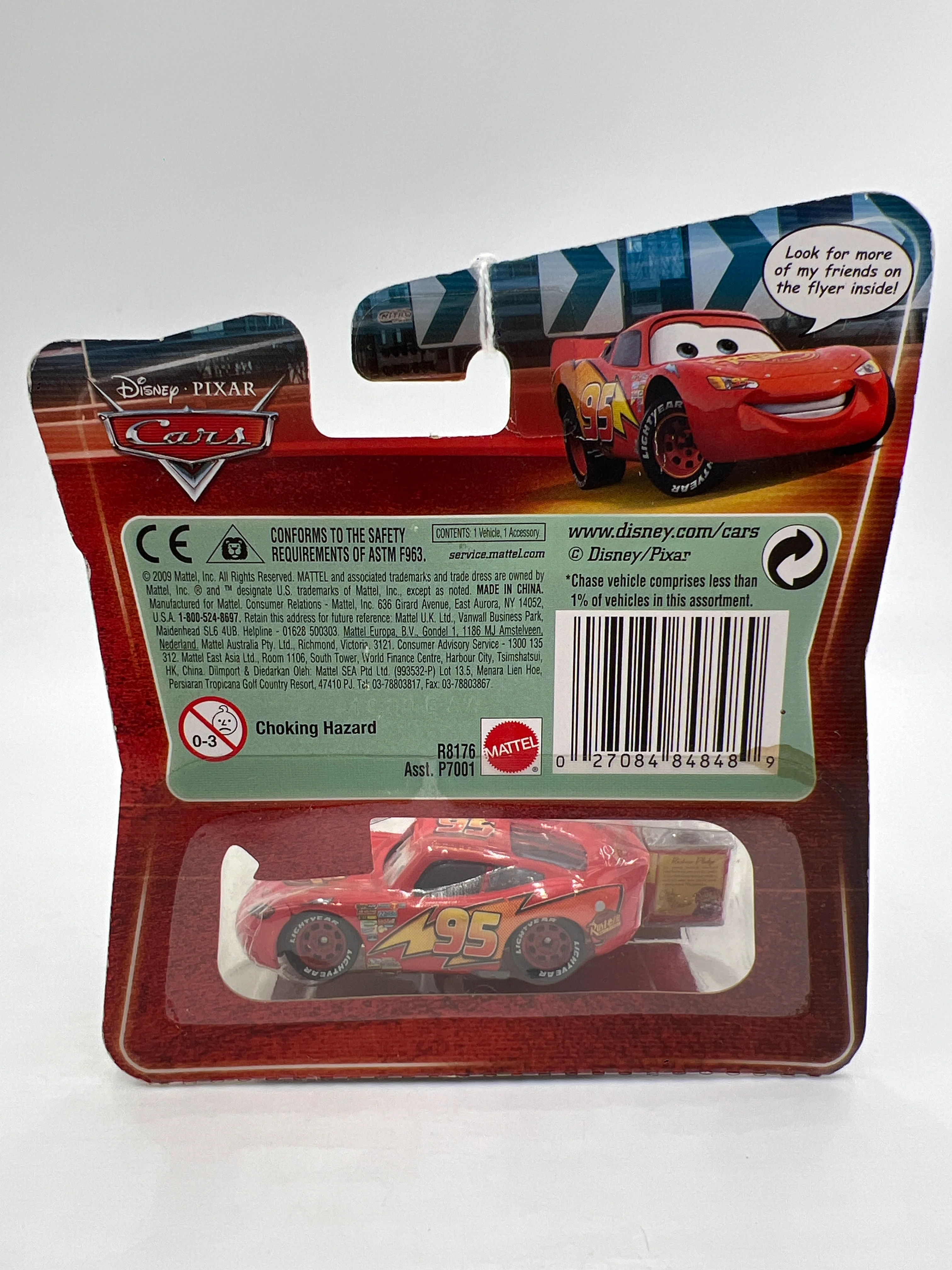 Disney Pixar Cars #128 CHASE Rust-eze Lightning McQueen 140A - Image 6