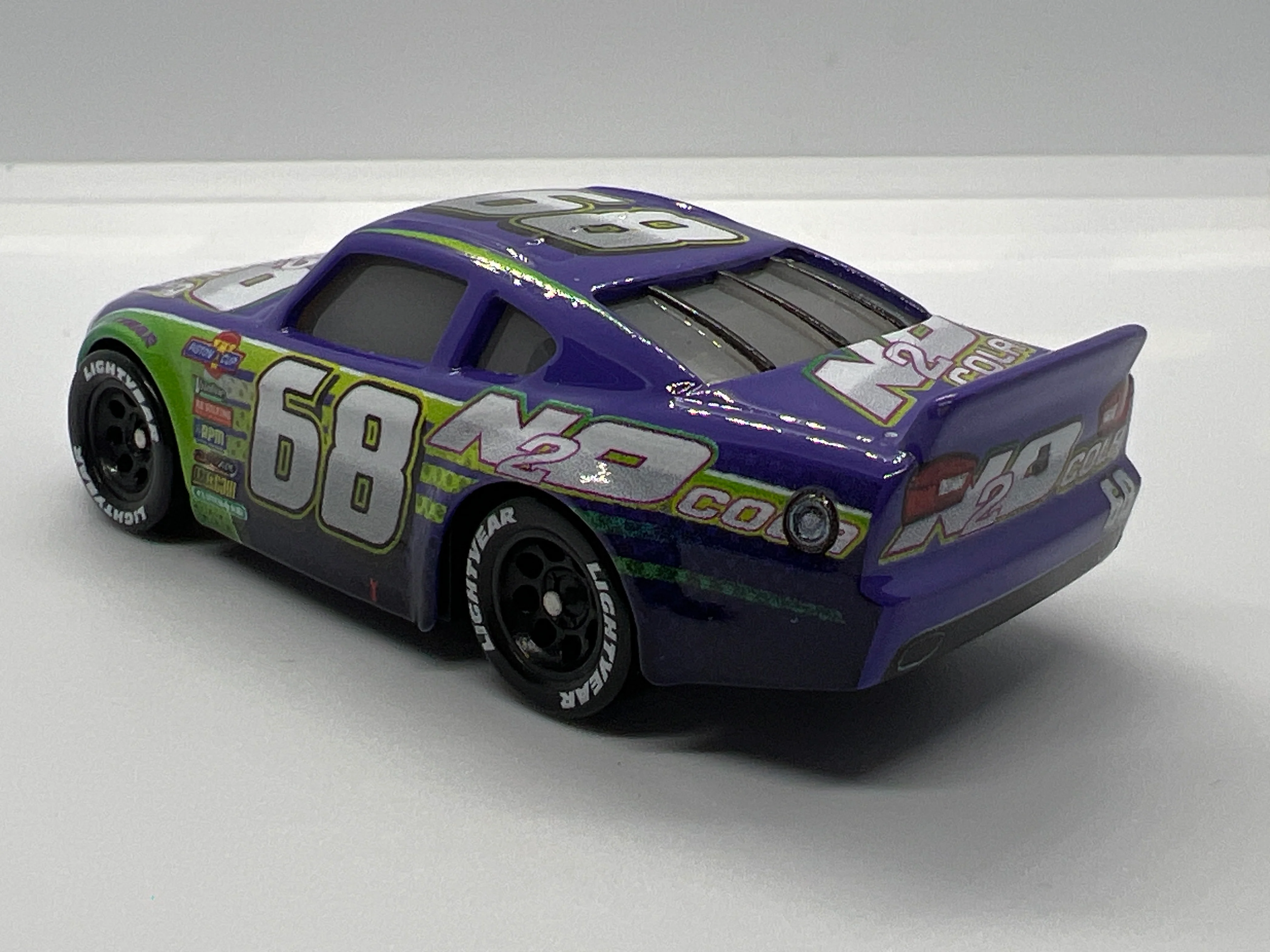 Disney Pixar Cars 3 #68 Parker Brakeston N20 Cola Purple Loose - Image 2