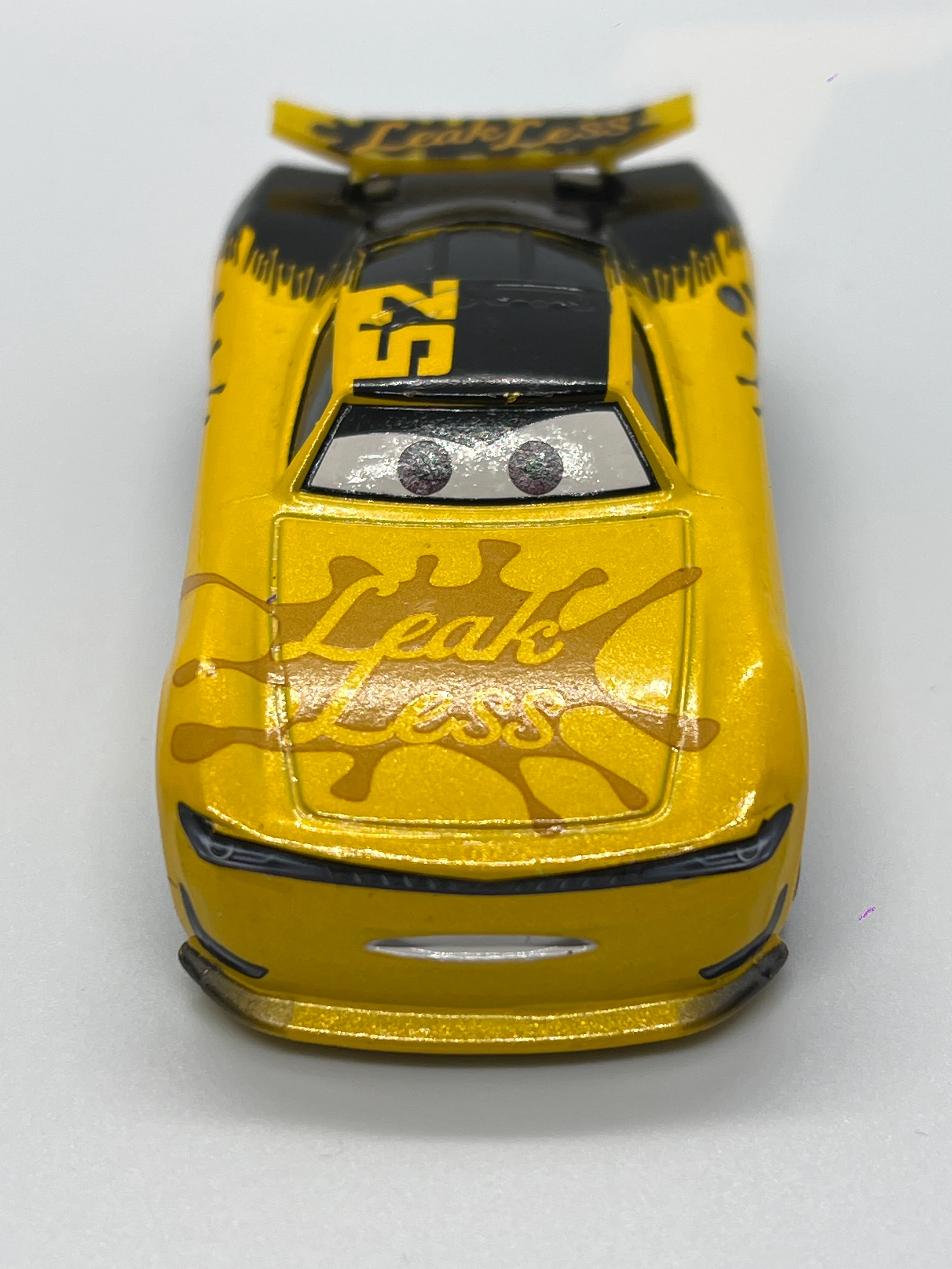 Disney Pixar Cars 3 #52 George New-Win Leak Less Yellow Loose - Image 5