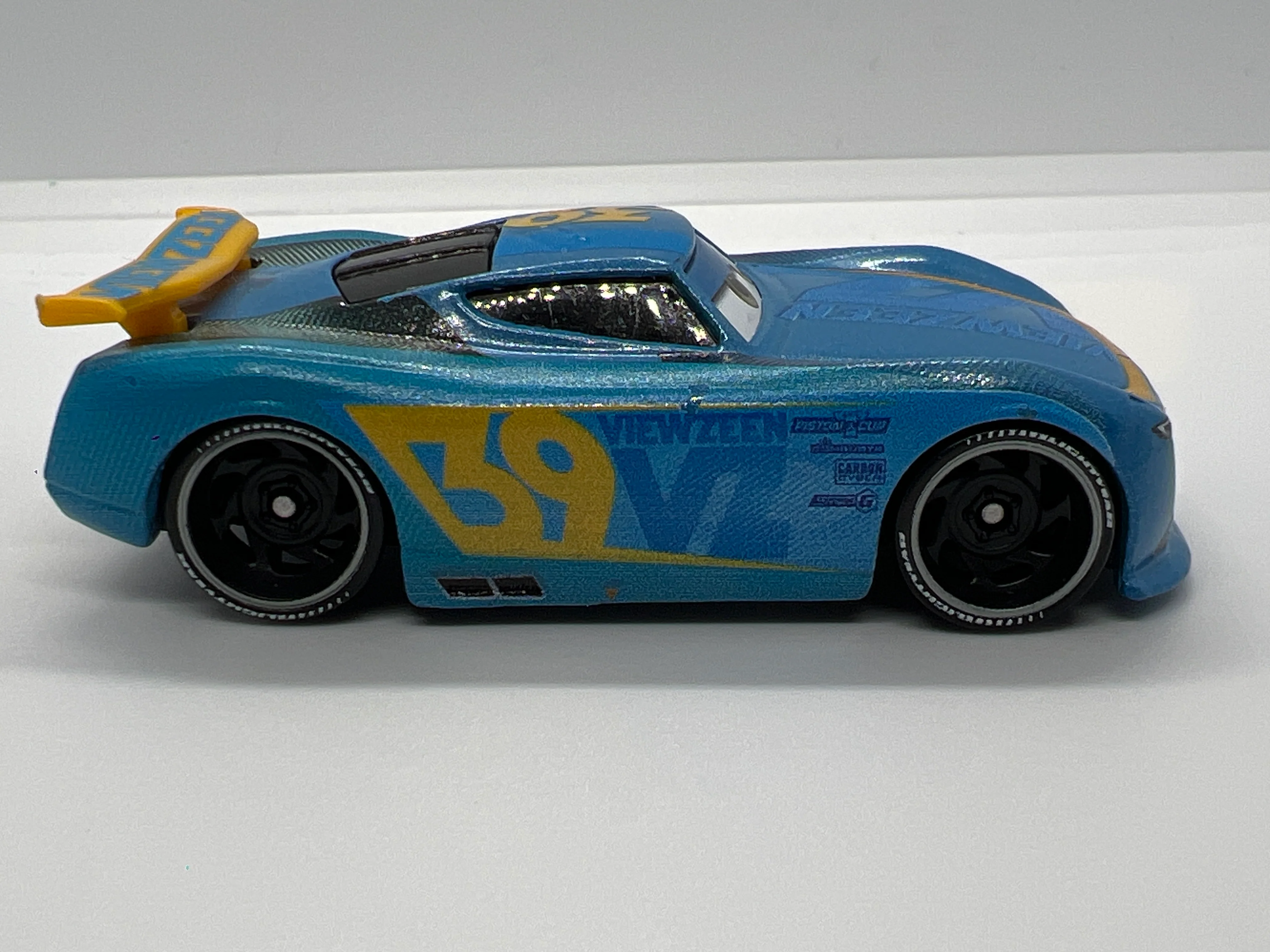 Disney Pixar Cars #39 Michael Rotor Viewzeen Blue Loose (#2) - Image 3
