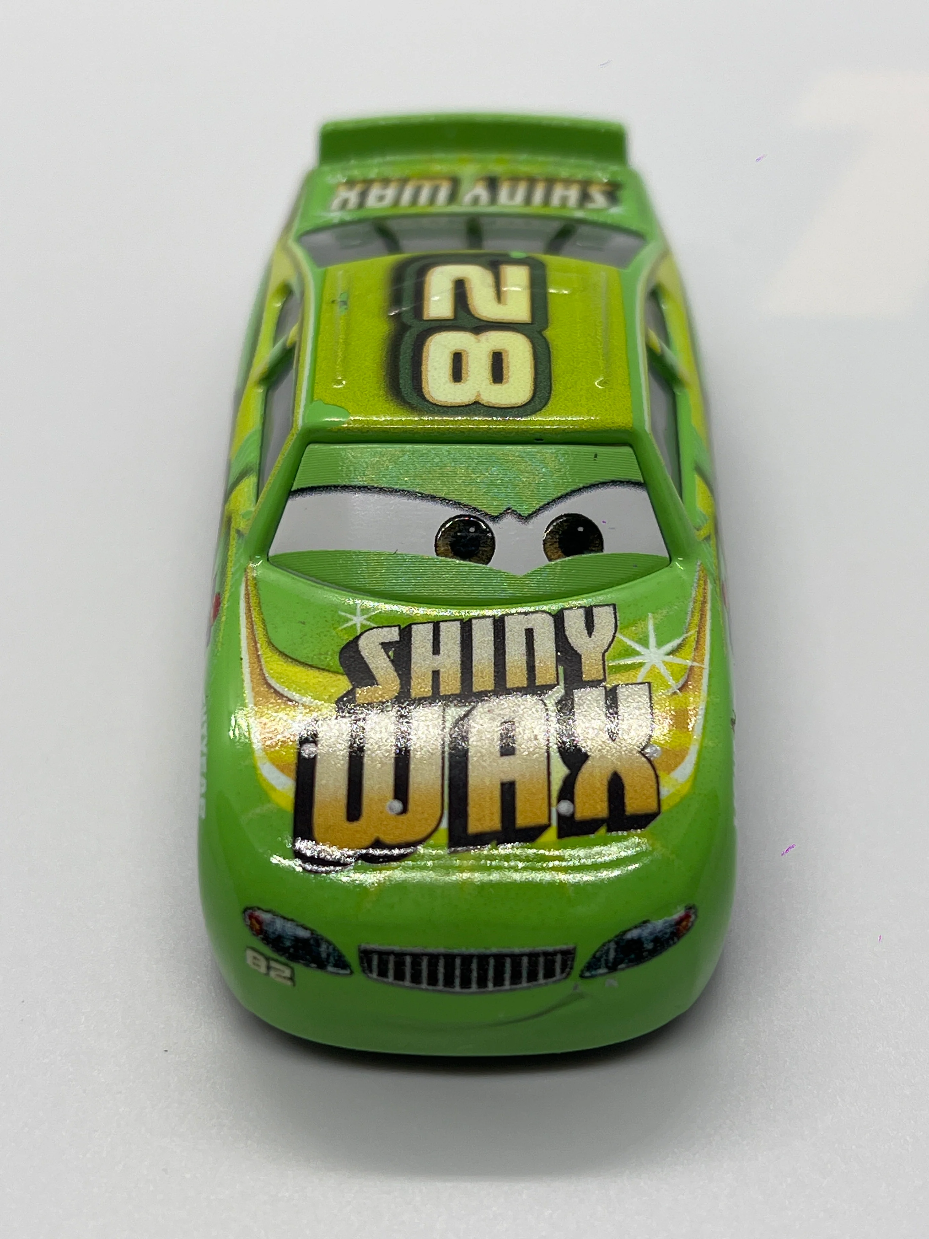 Disney Pixar Cars #82 Darren Leadfoot Shiny Wax Green Loose - Image 5