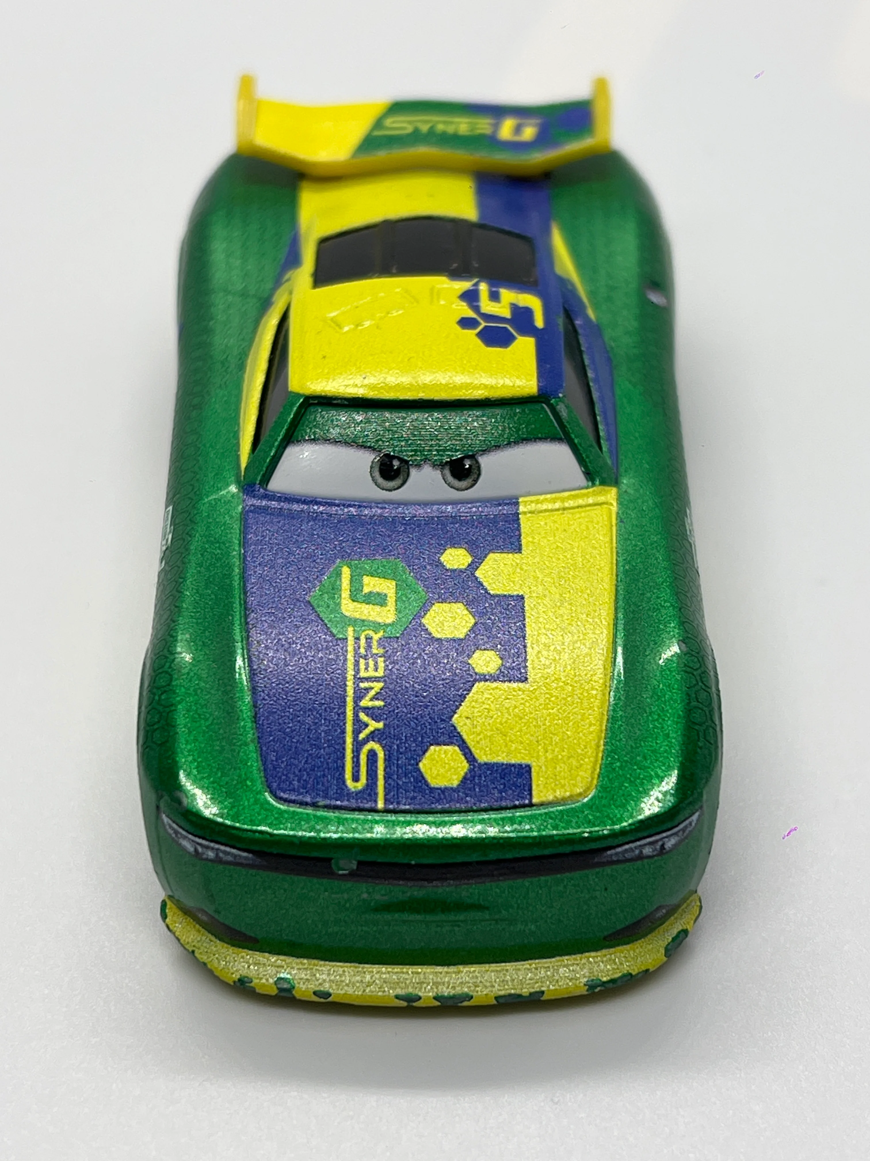 Disney Pixar Cars #5 Eric Braker SynerG Green Loose - Image 5