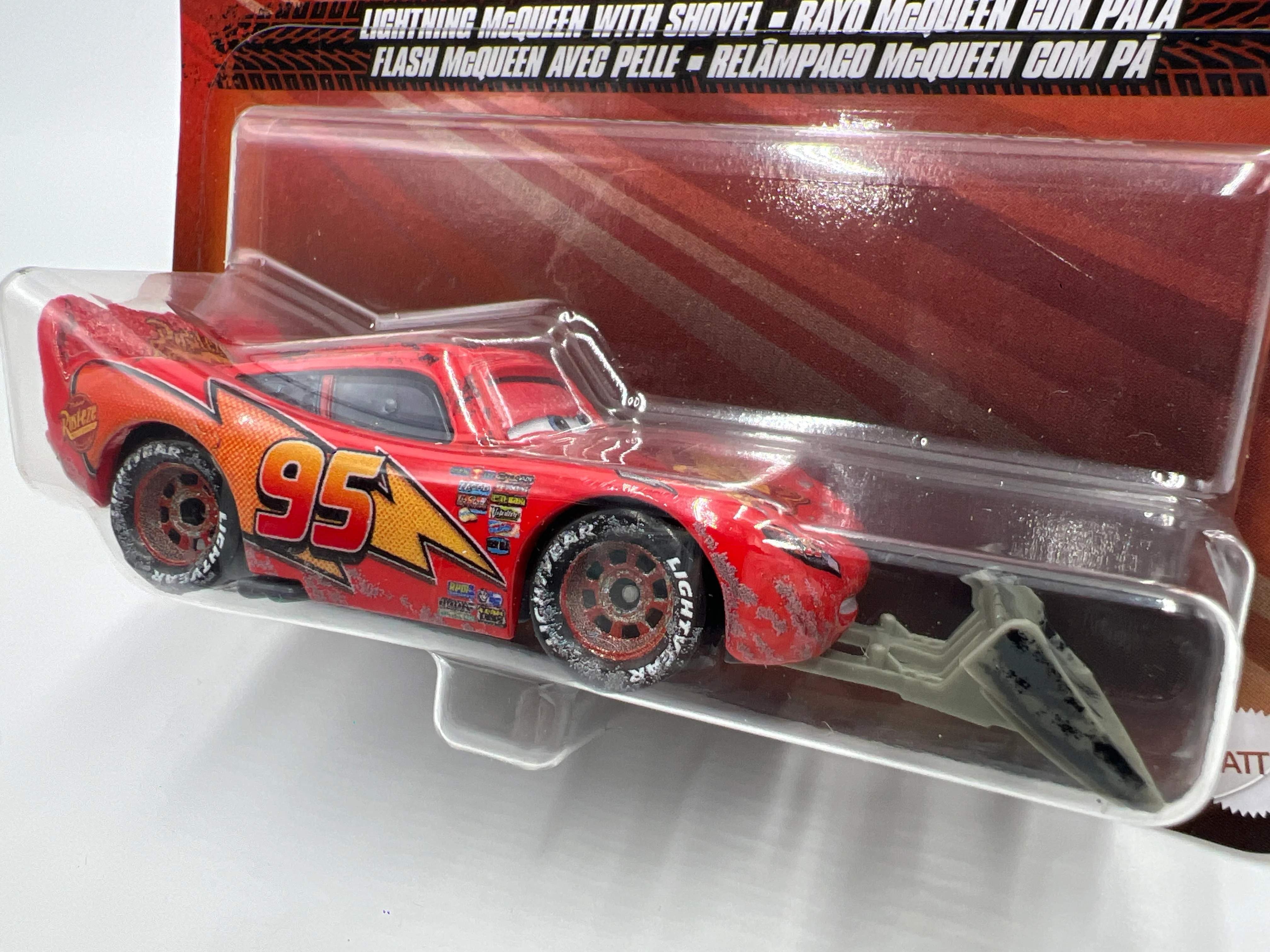 Disney Pixar Cars Lightning McQueen With Shovel 140D - Image 3
