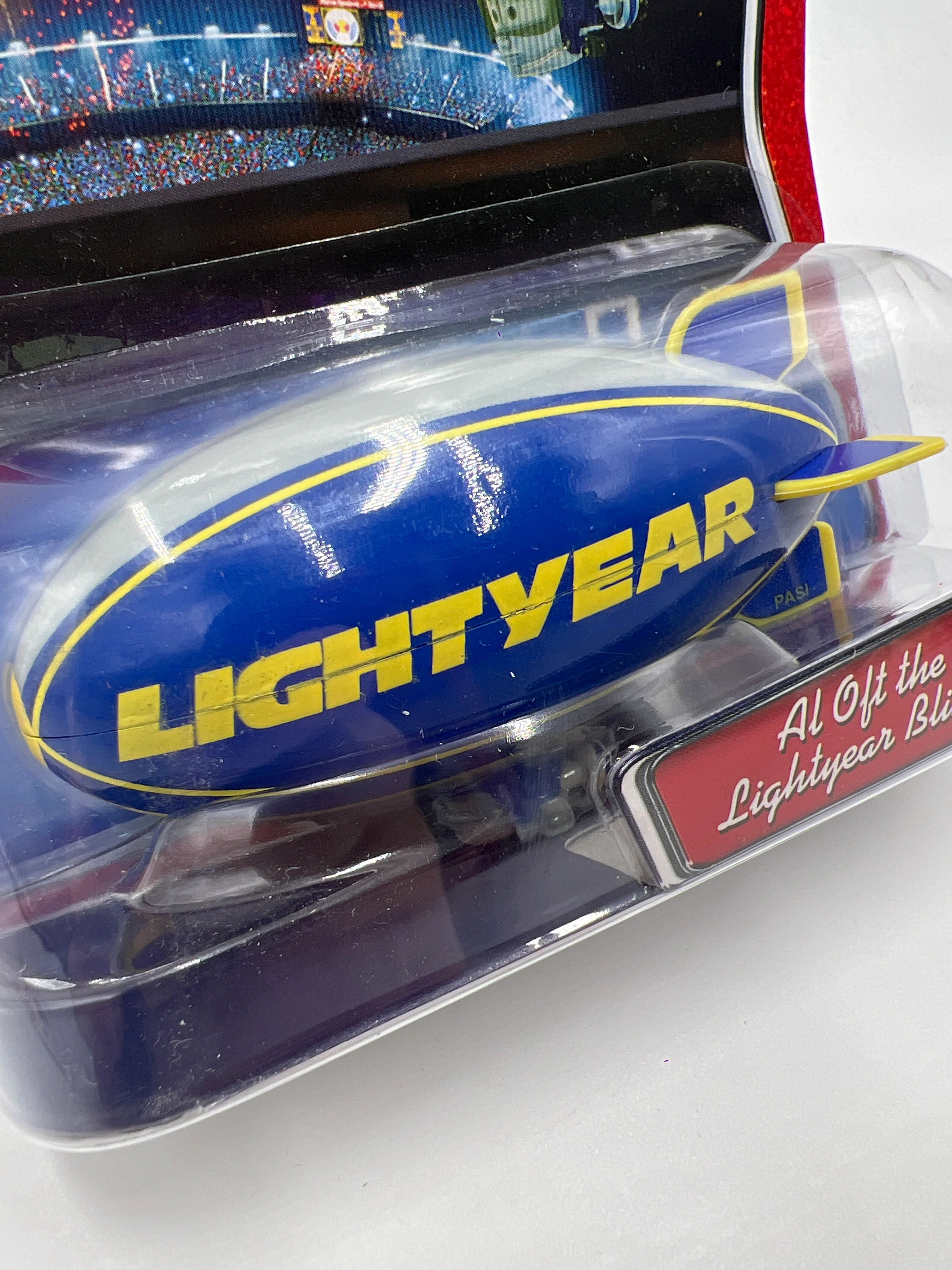 Disney Pixar Cars Al Oft The Lightyear Blimp Blue (Card Not Perfect) 138A - Image 3