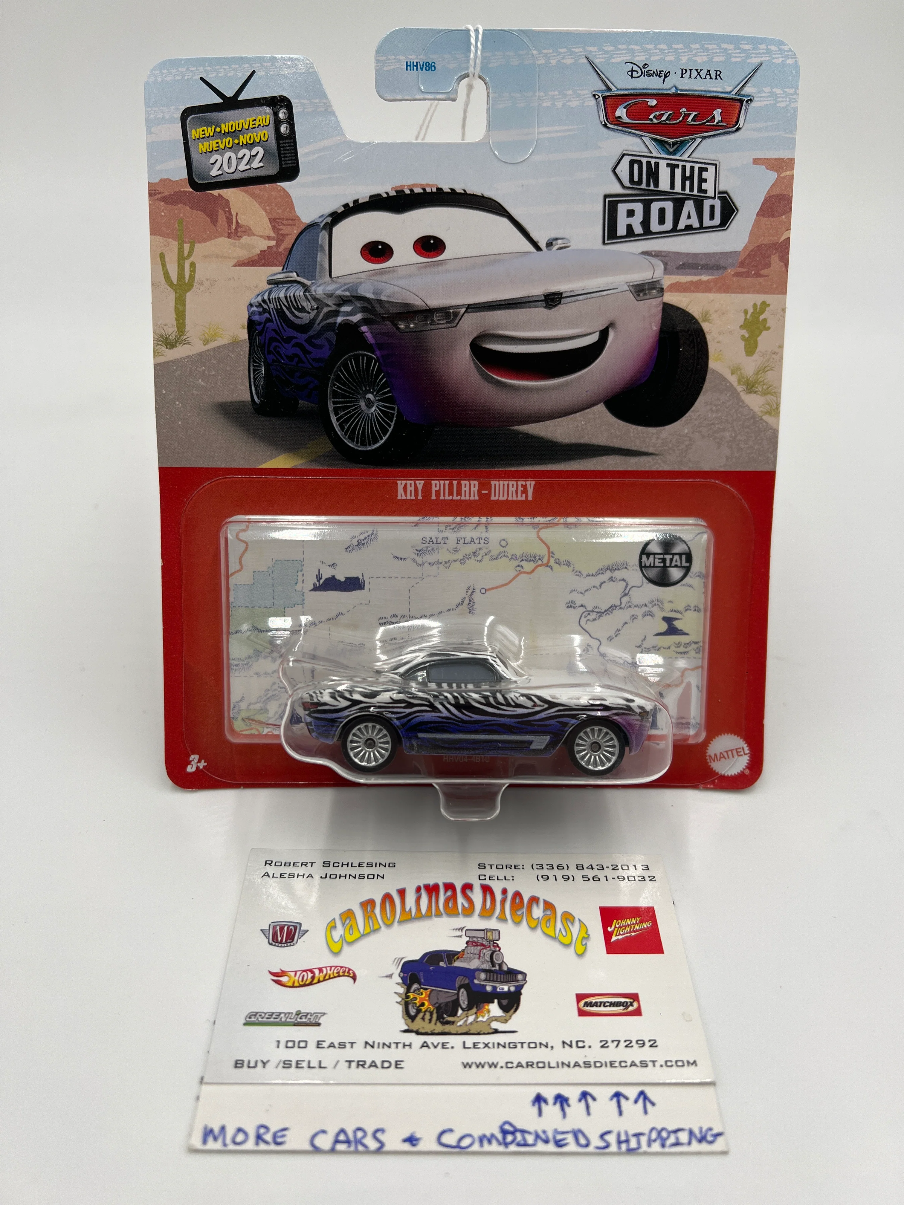 2022 Disney Pixar Cars On The Road Kay Pillar Durev 138E