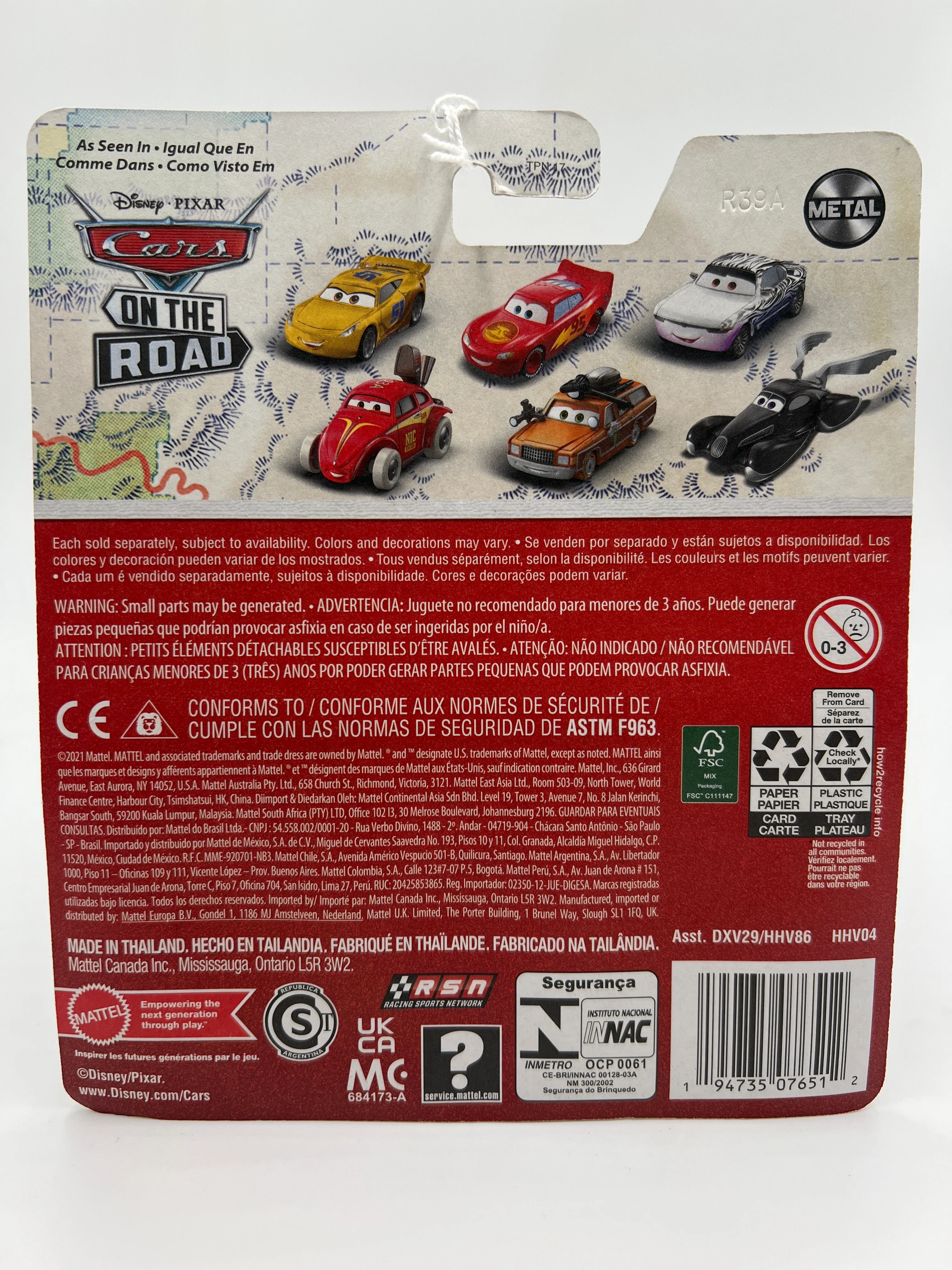 2022 Disney Pixar Cars On The Road Kay Pillar Durev 138E - Image 6