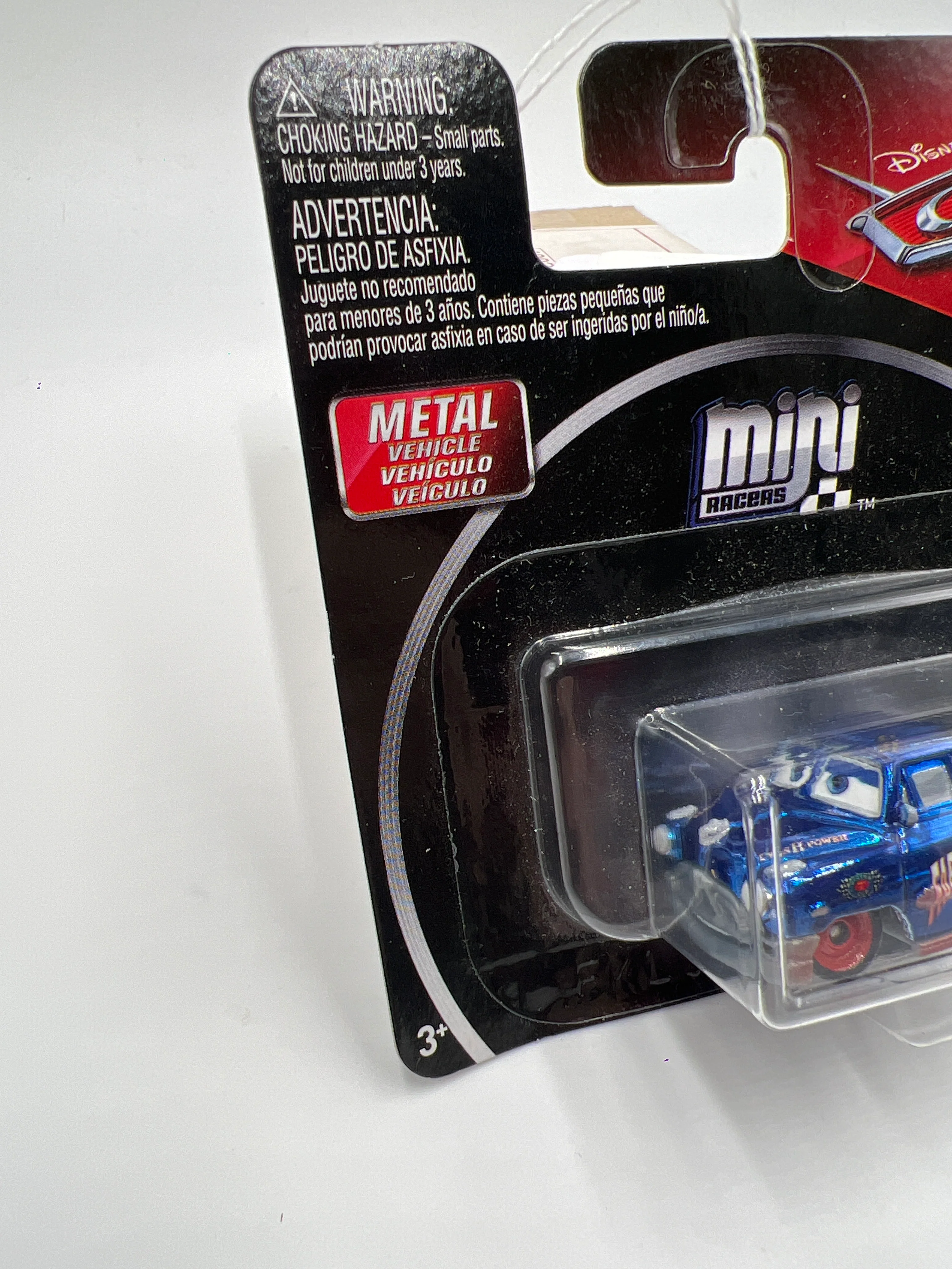 Disney Pixar Cars Mini Racers Metallic Dirt Track Fabulous Hudson Hornet Blue 140A - Image 5