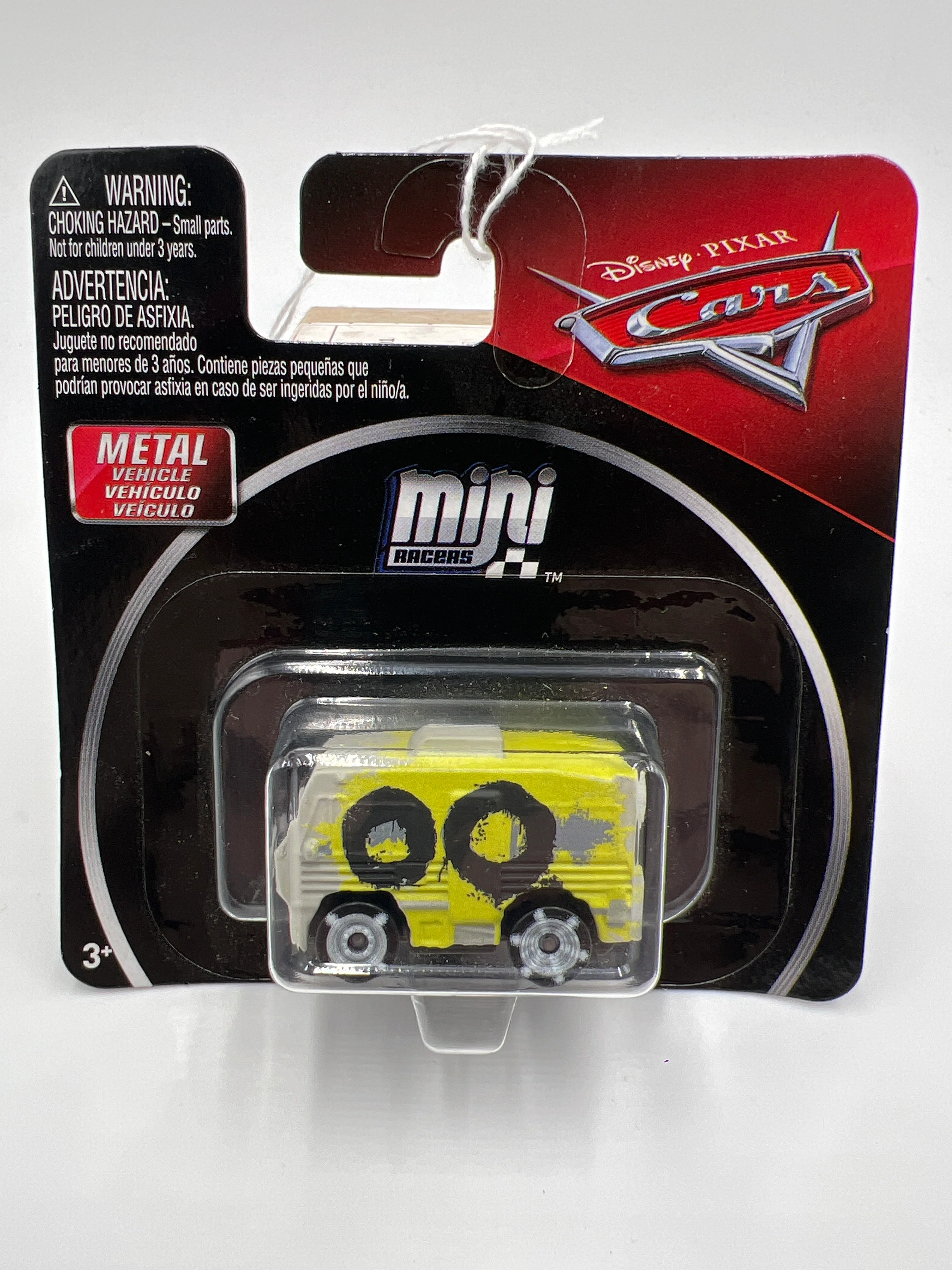Disney Pixar Cars Mini Racers Arvy White/Yellow 140A - Image 2