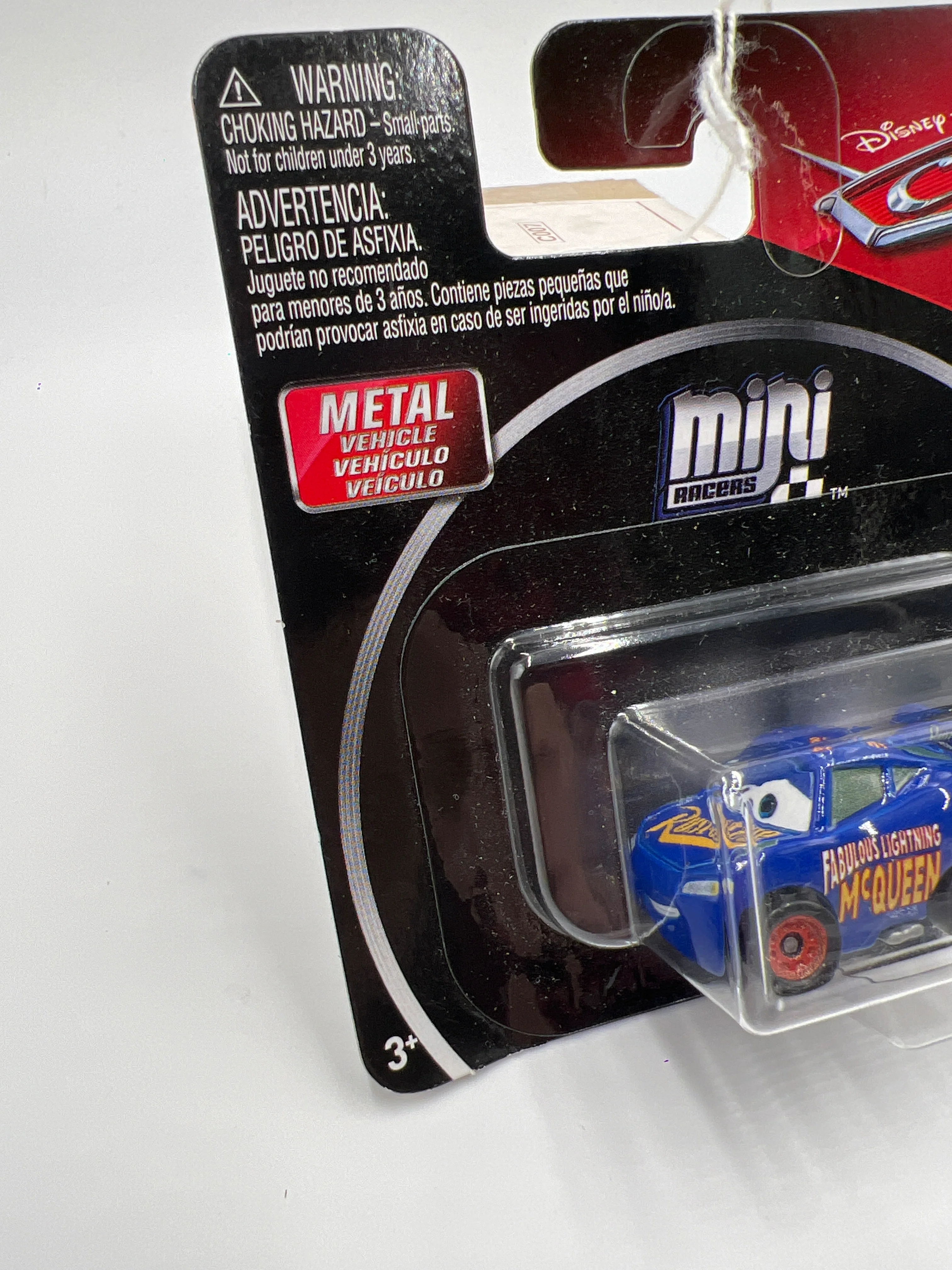 Disney Pixar Cars Mini Racers Fabulous Lightning McQueen Blue 140A - Image 5