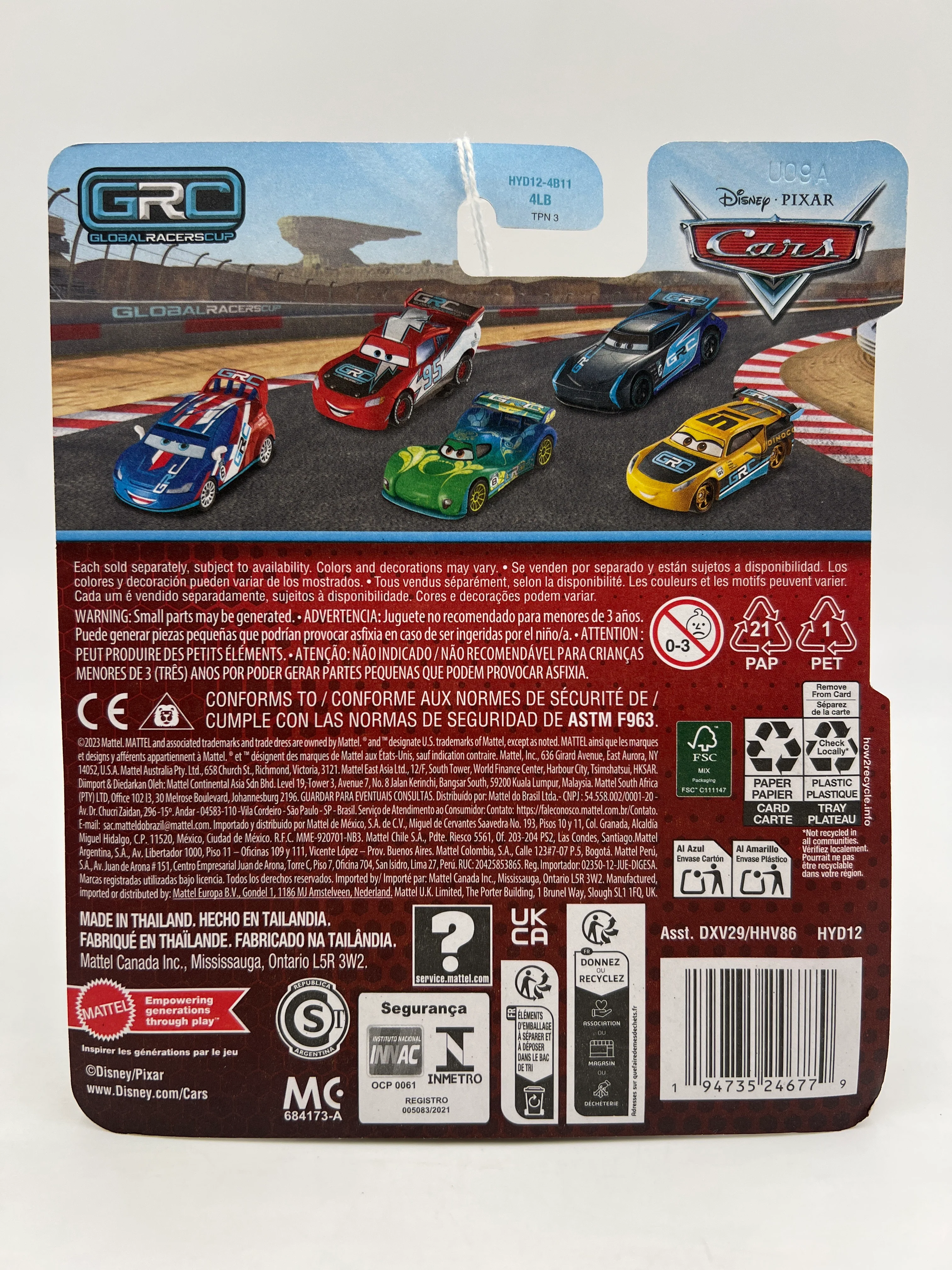Disney Pixar Cars GRC #4 Max Schnell 142F - Image 6
