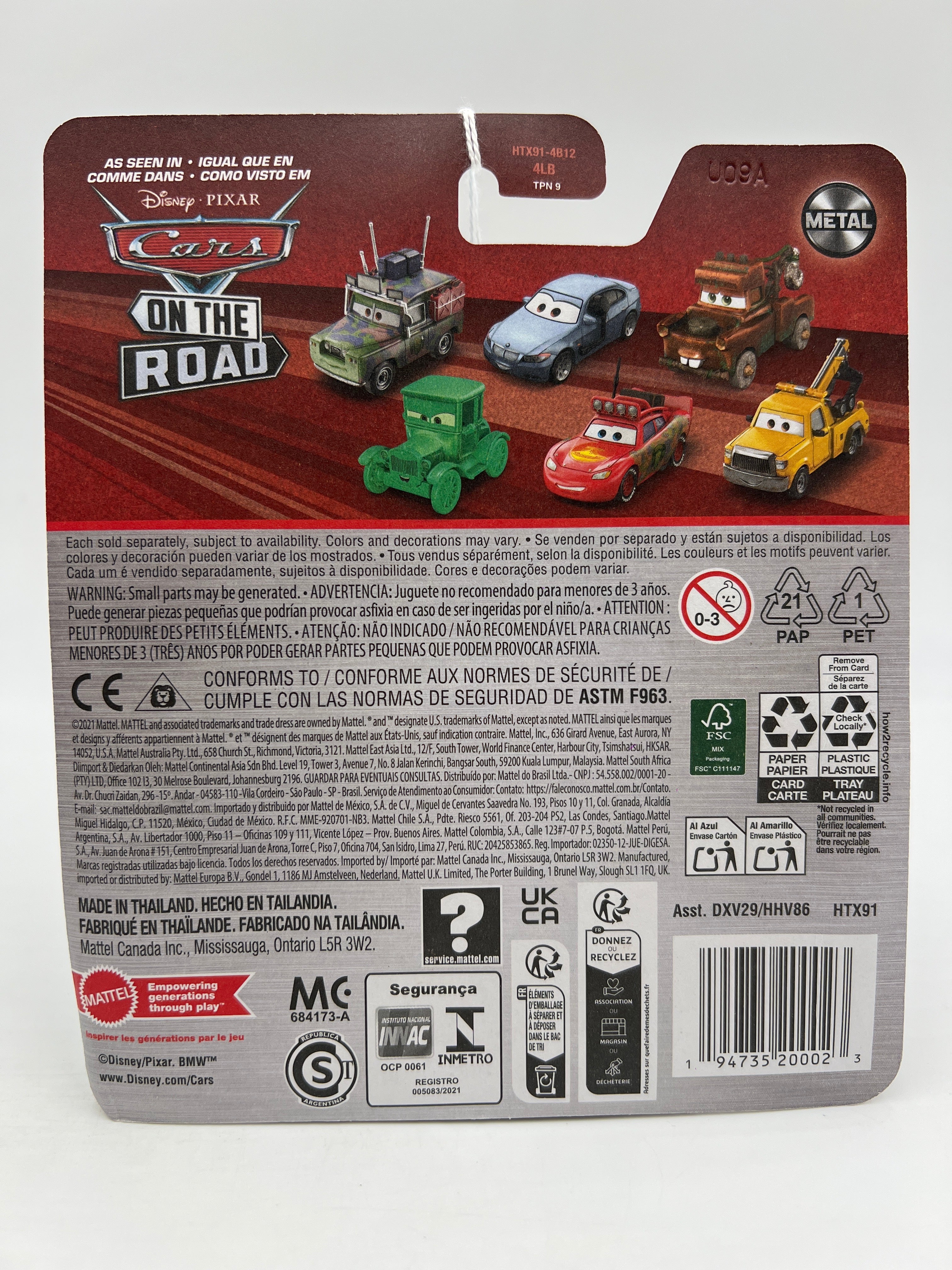 Disney Pixar Cars President Mater Blue - Image 6