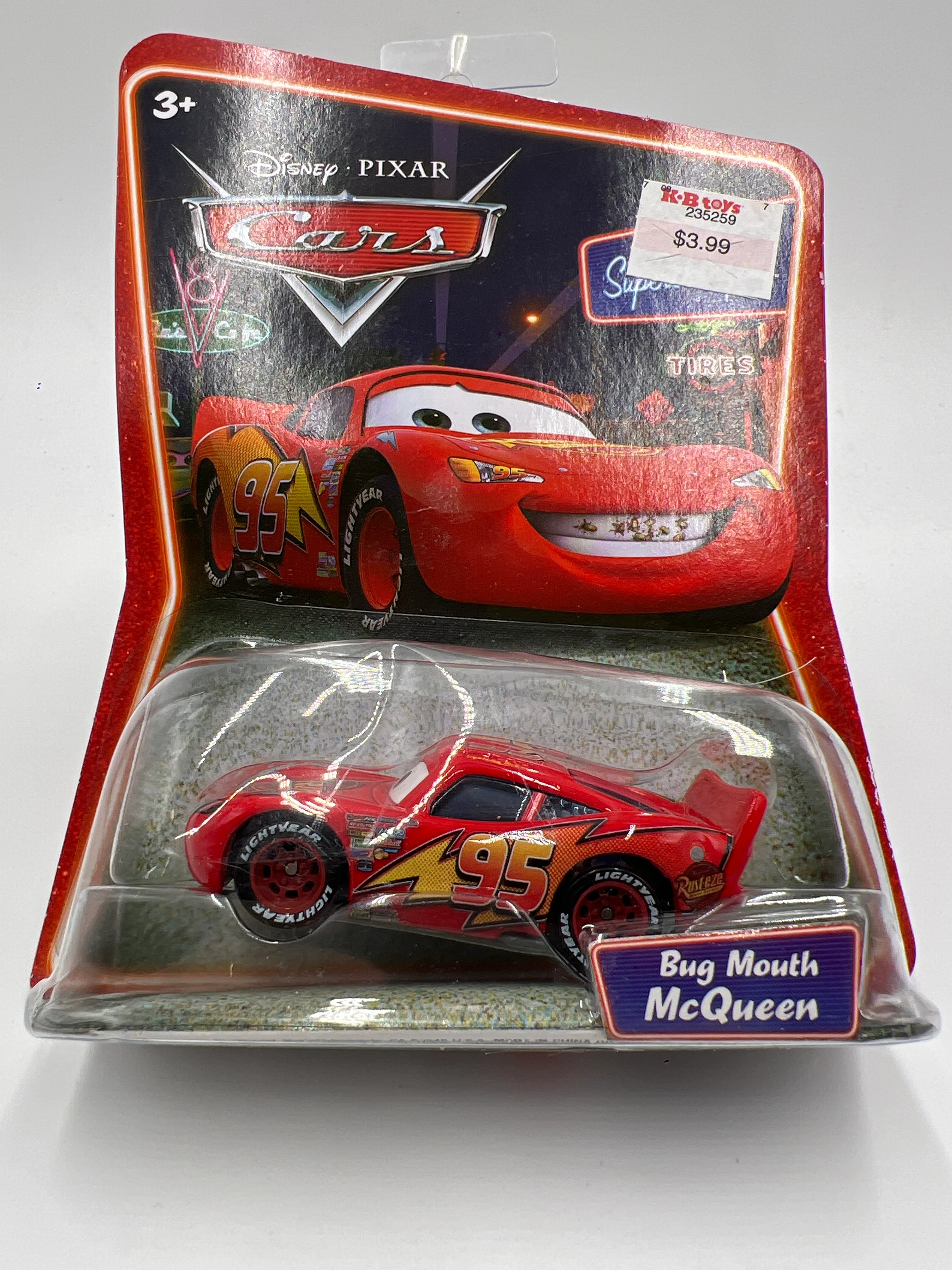 Disney Pixar Cars Supercharged Bug Mouth McQueen Red 137E - Image 2