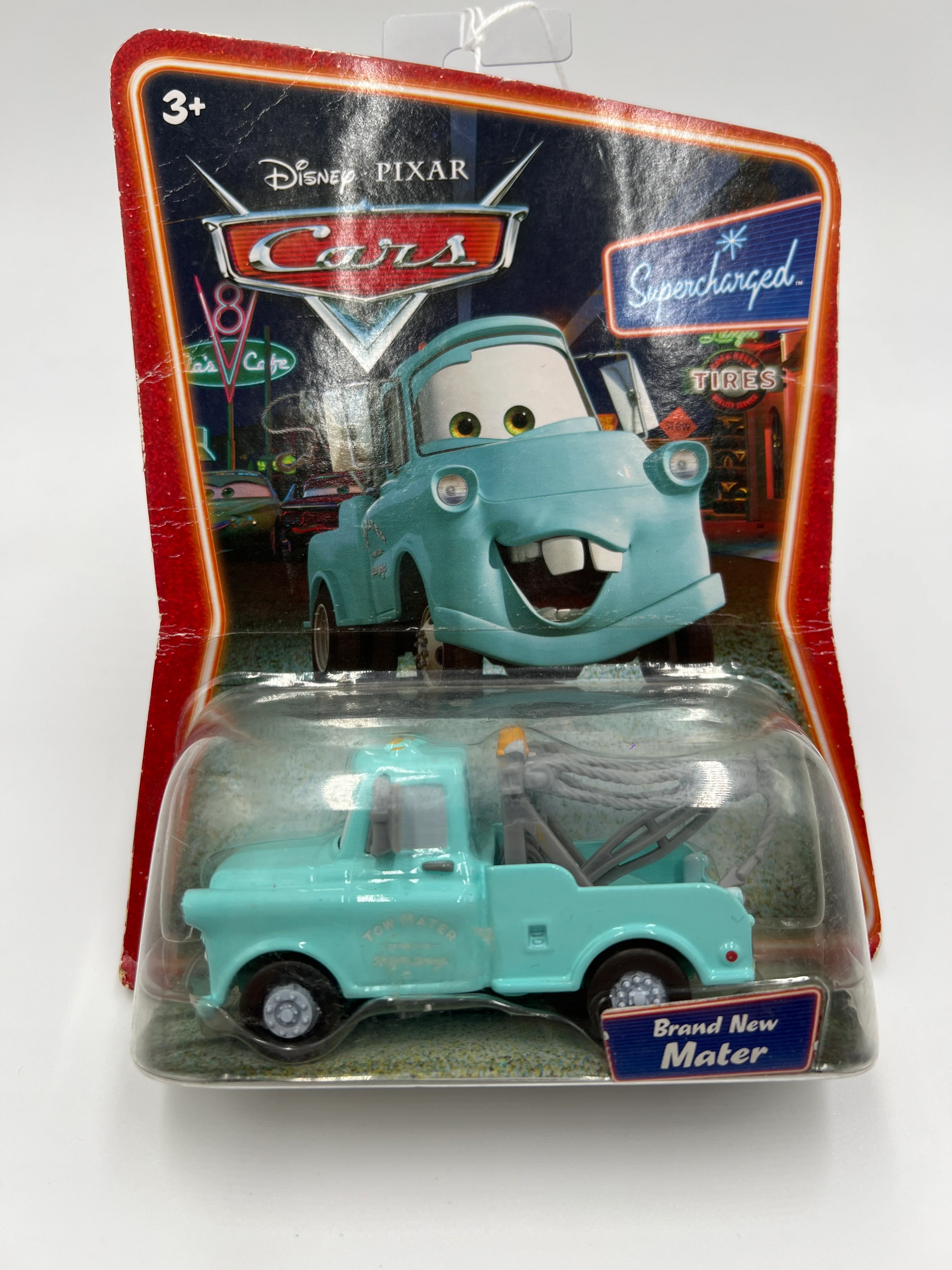 Disney Pixar Cars Supercharged Brand New Mater Light Blue Bad Card 140A - Image 2