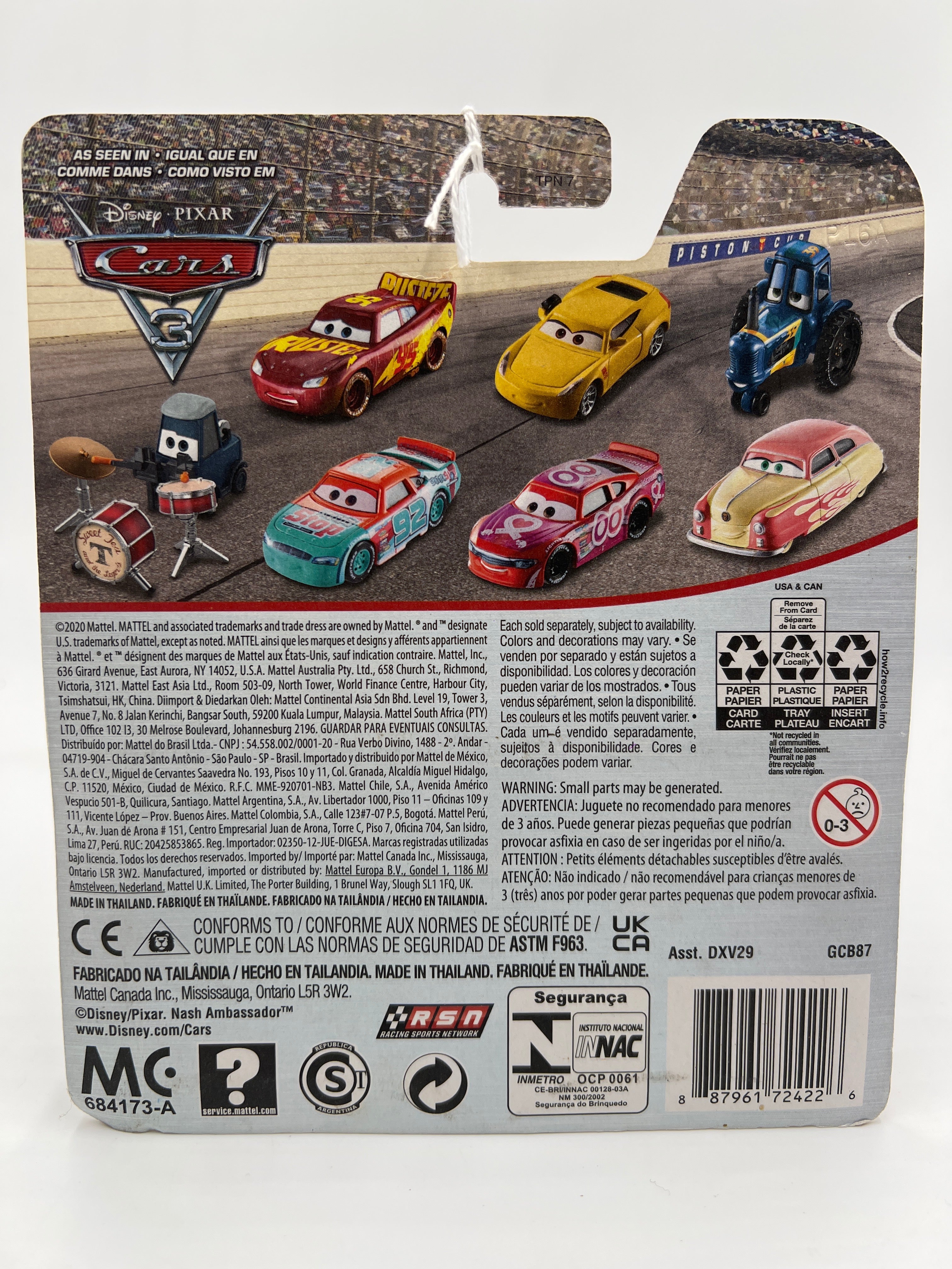 Disney Pixar Cars Hot Rod Steve Hearsell Black - Image 6