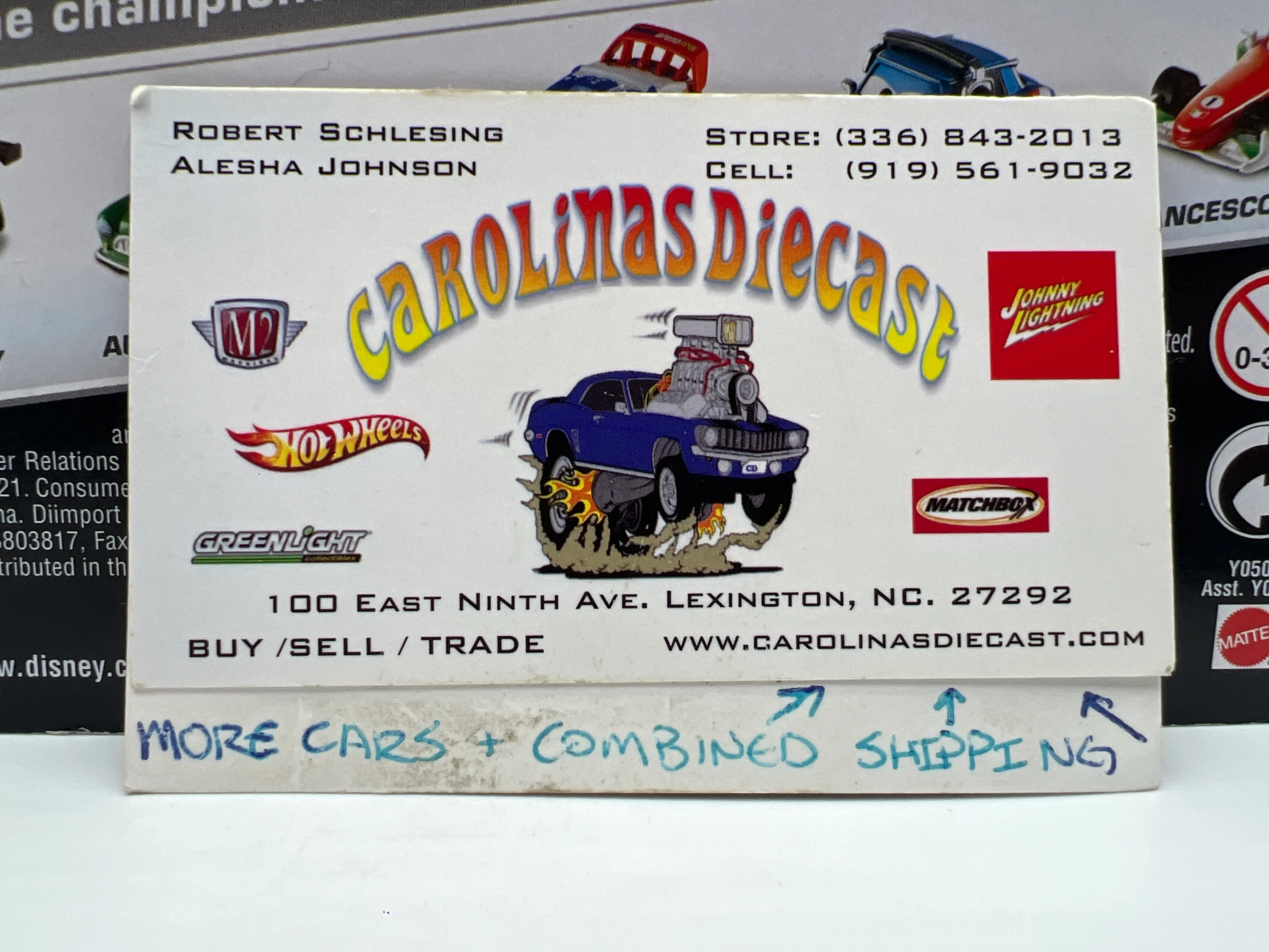 Disney Pixar Cars WGP 2 Pack Nigel Gearsley & Austin Littleton Card Not Perfect - Image 13