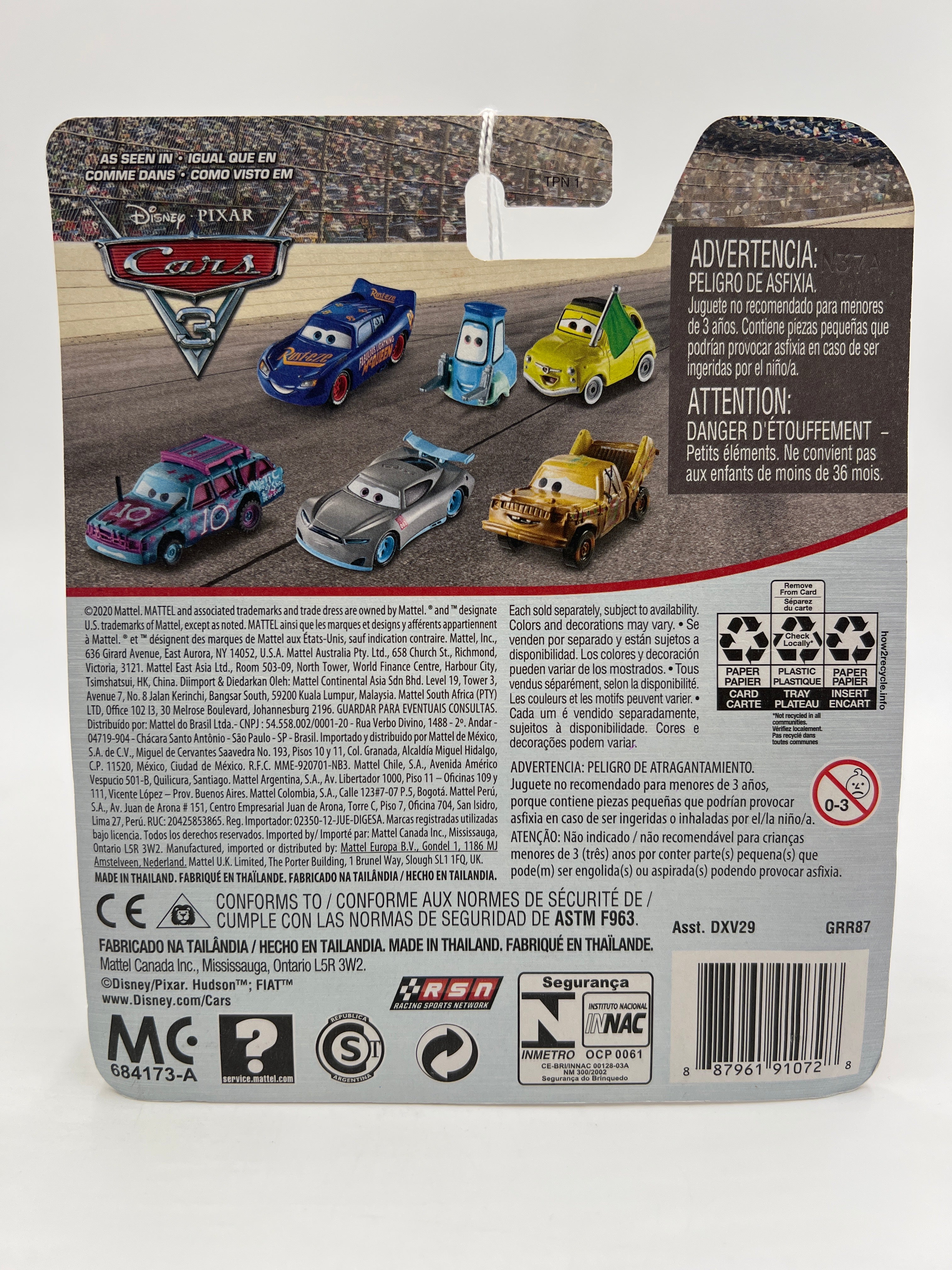 2021 Disney Pixar Cars 2 Pack Racing Start Luigi & Guido - Image 6