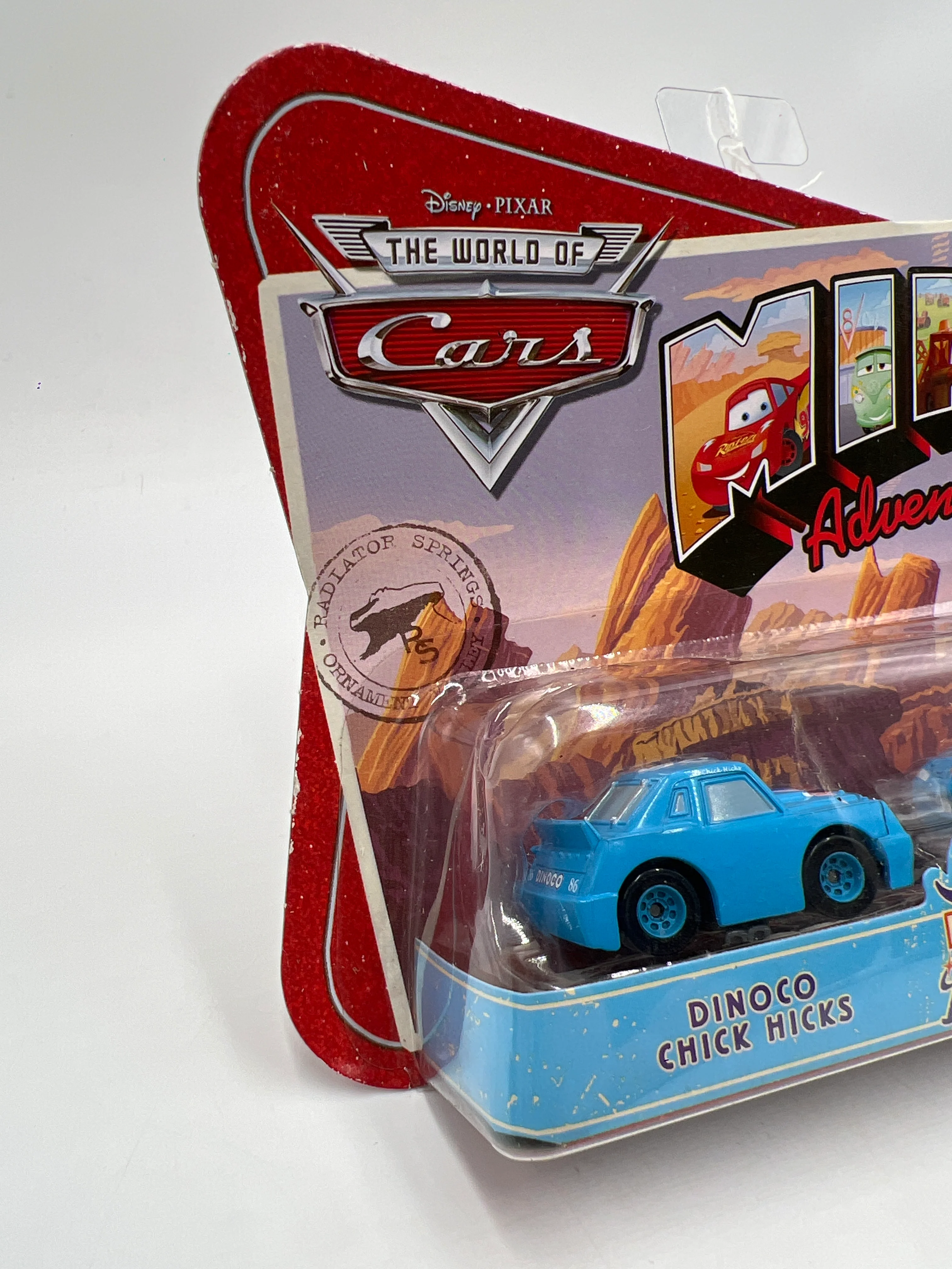 Disney Pixar The World Of Cars 2 Pack Mini Adventures Dinoco Dream Dinoco Chick Hicks & Lightning McQueen 142B - Image 5