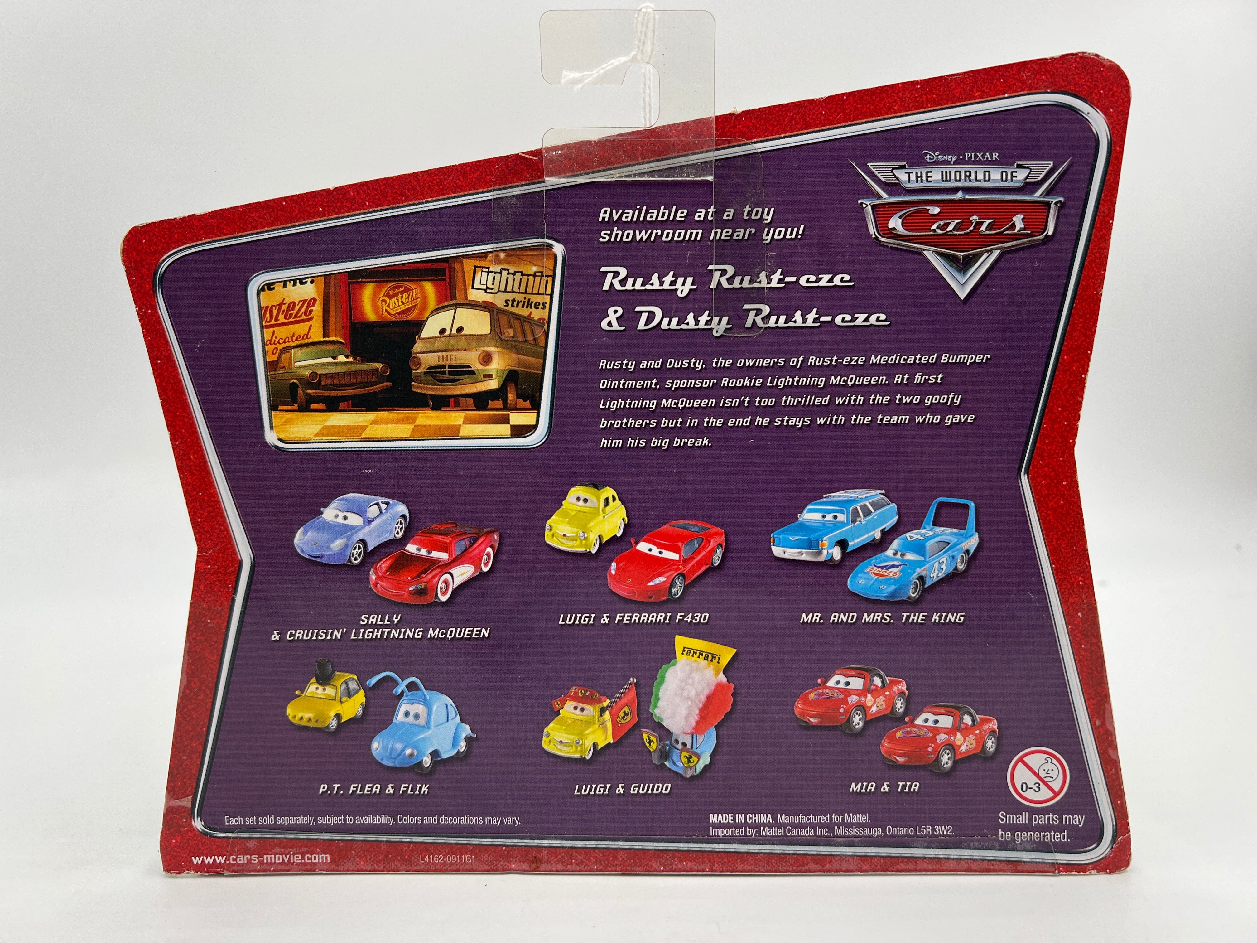 Disney Pixar The World Of Cars 2 Pack Movie Moments Rusty Rust-eze & Dusty Rust-eze - Image 7