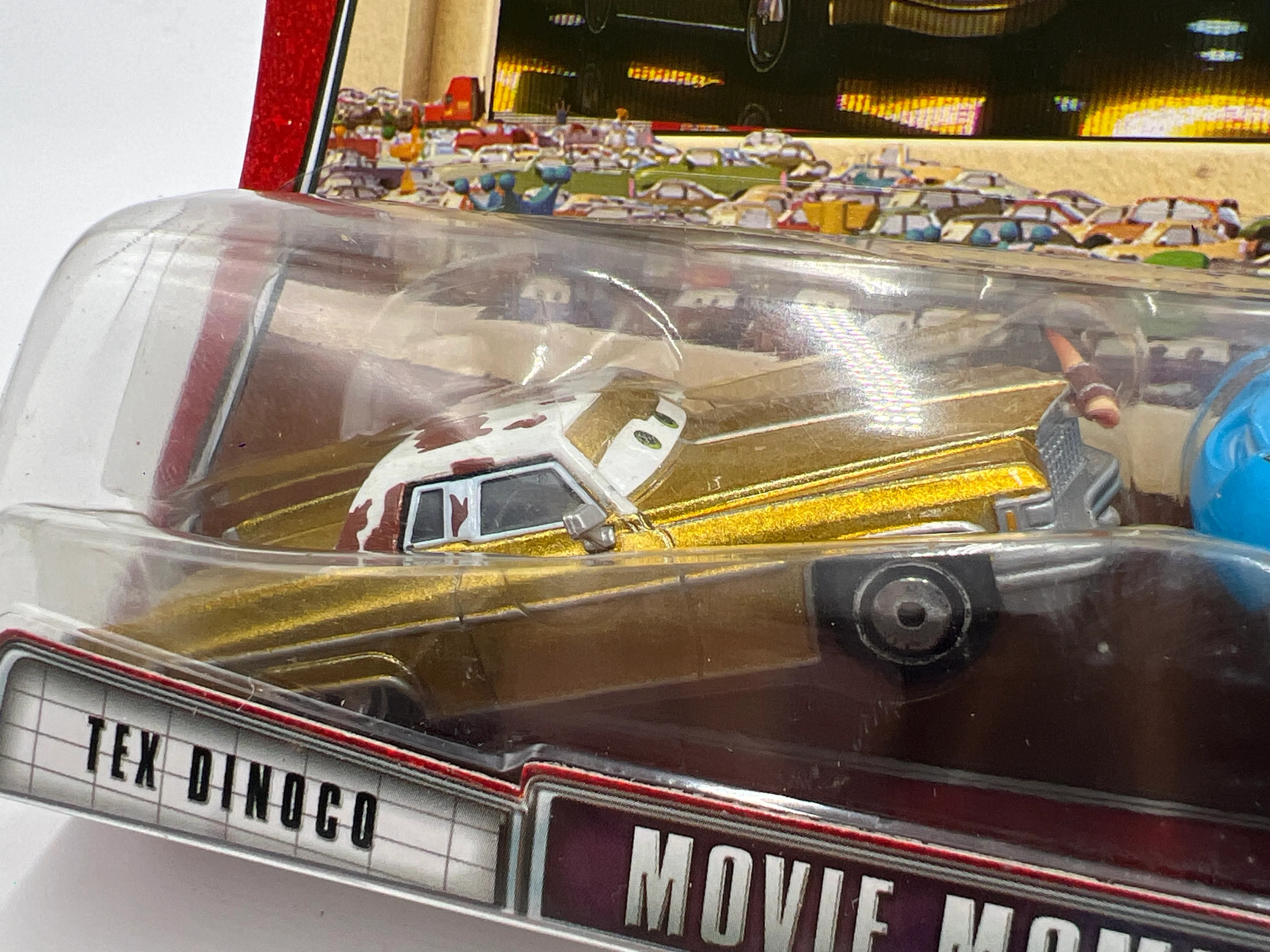 Disney Pixar The World Of Cars 2 Pack Movie Moments Tex Dinoco & Dinoco Lightning McQueen #2 - Image 2
