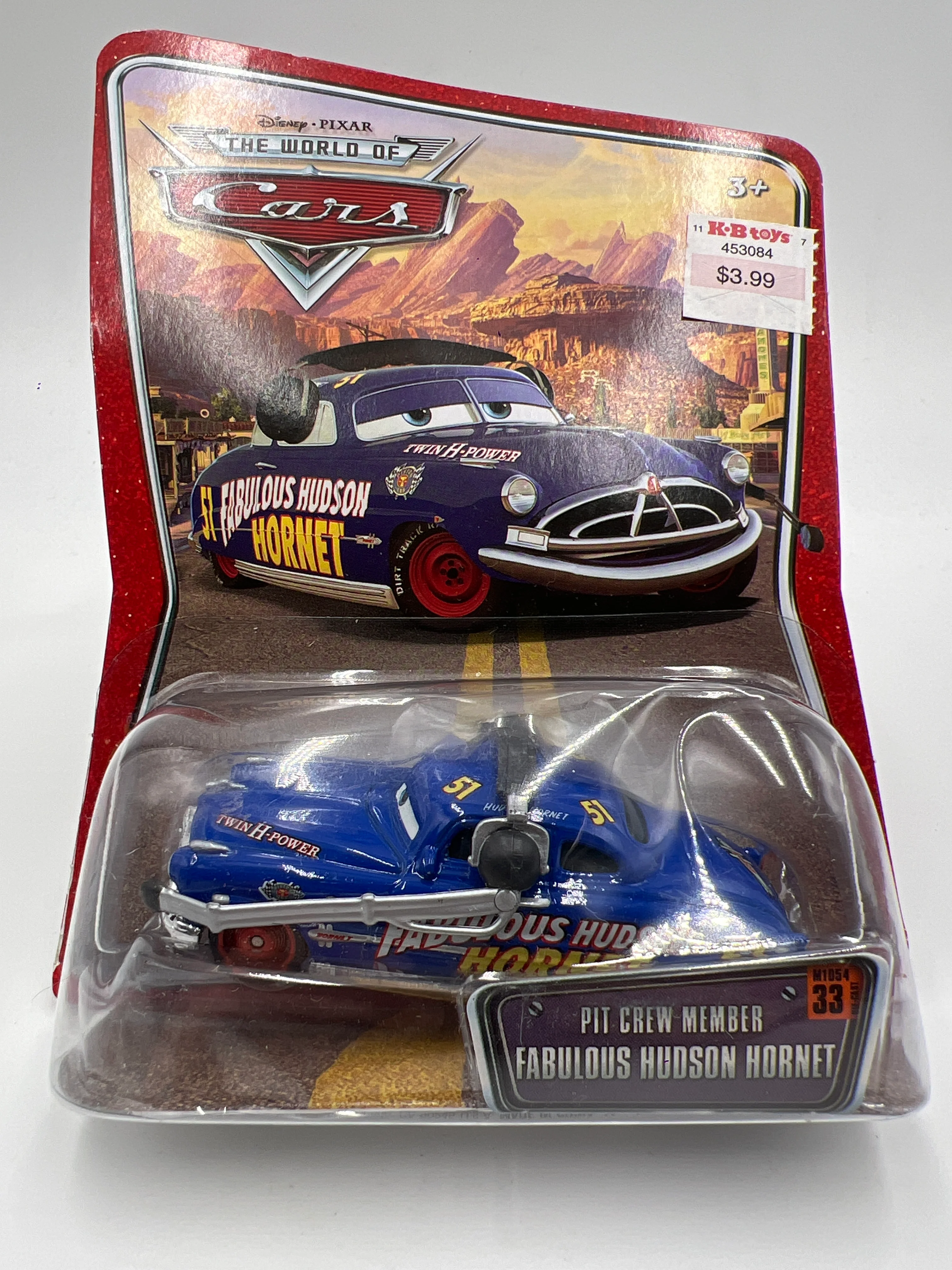 Disney Pixar The World Of Cars #33 Pit Crew Member Fabulous Hudson Hornet Blue 140A - Image 2