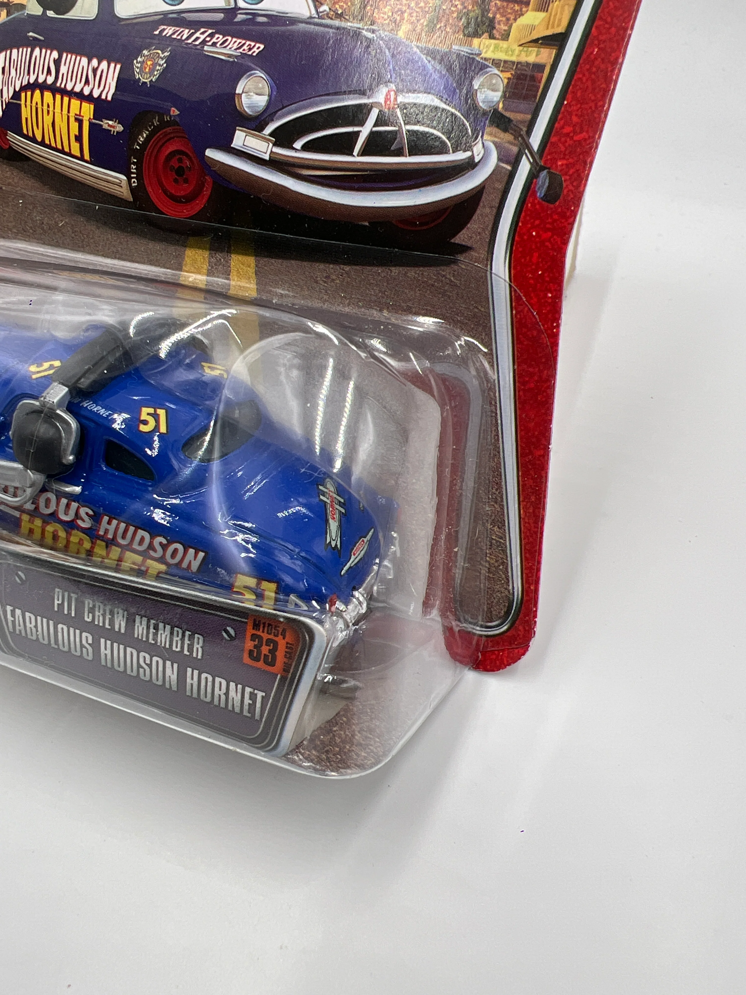 Disney Pixar The World Of Cars #33 Pit Crew Member Fabulous Hudson Hornet Blue 140A - Image 4
