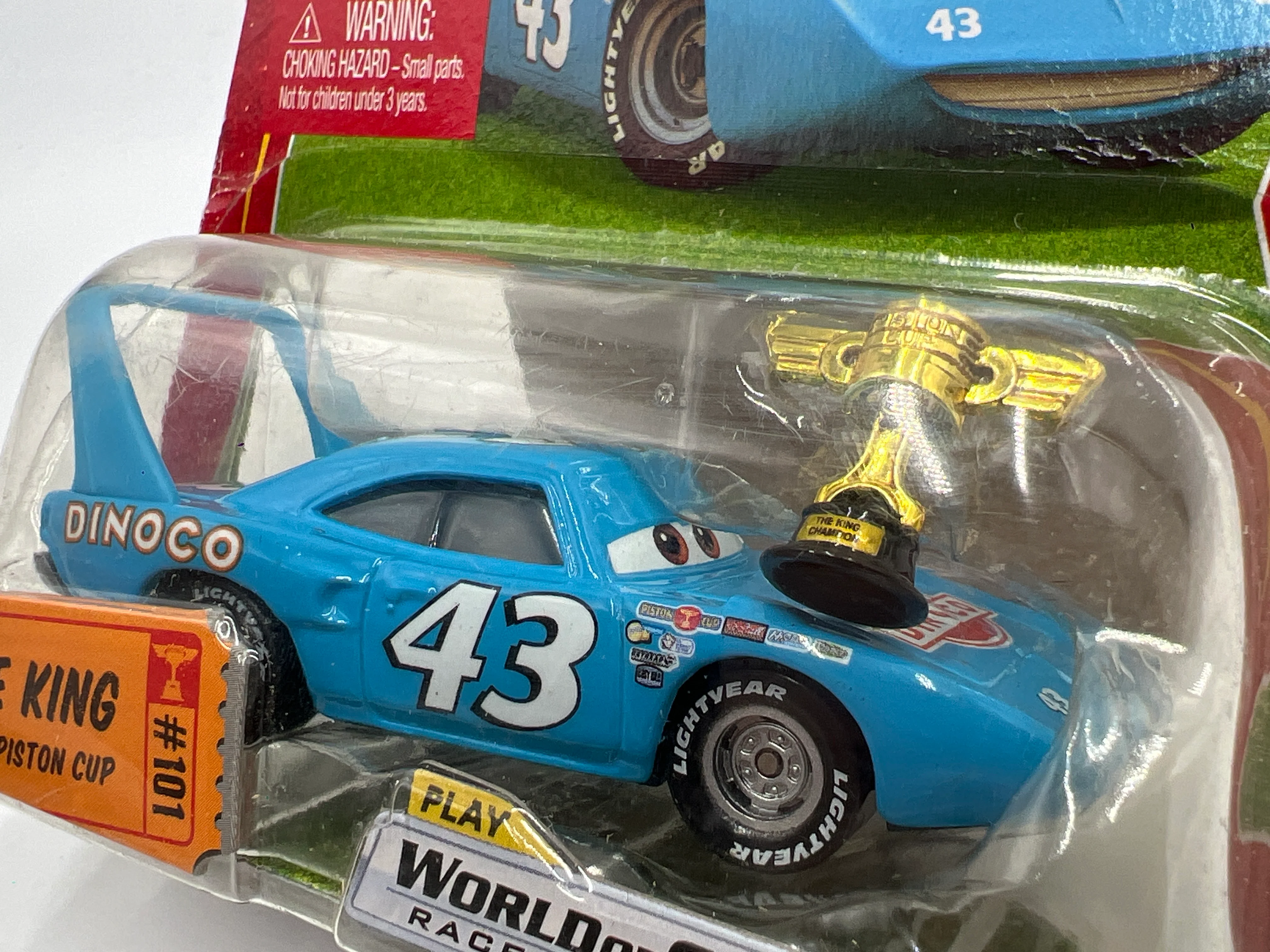 Disney Pixar The World Of Cars #101 CHASE The King With Piston Cup 140B - Image 2