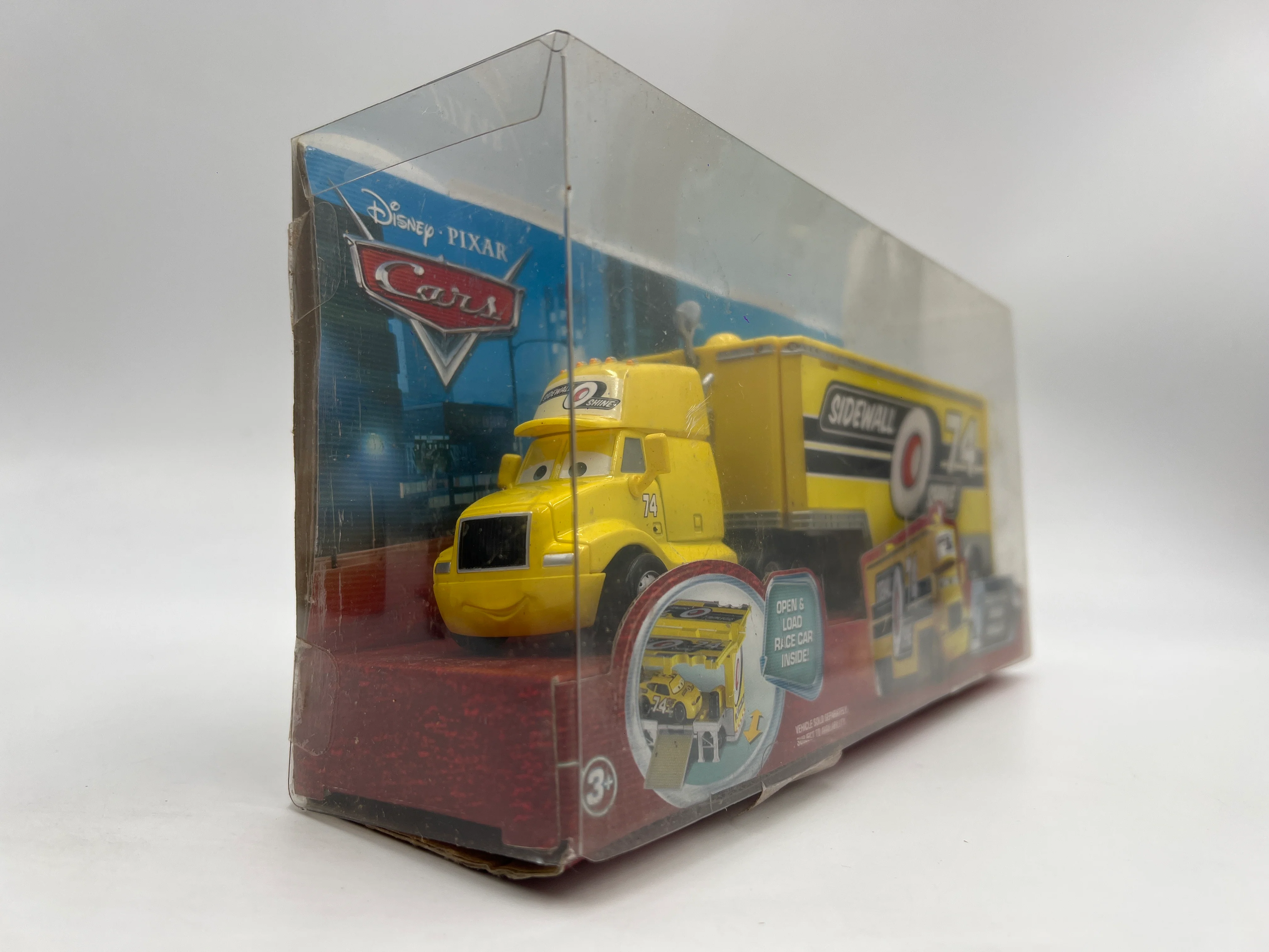 Disney Pixar Cars Hauler #13 Sidewall Shine Hauler Yellow - Image 4