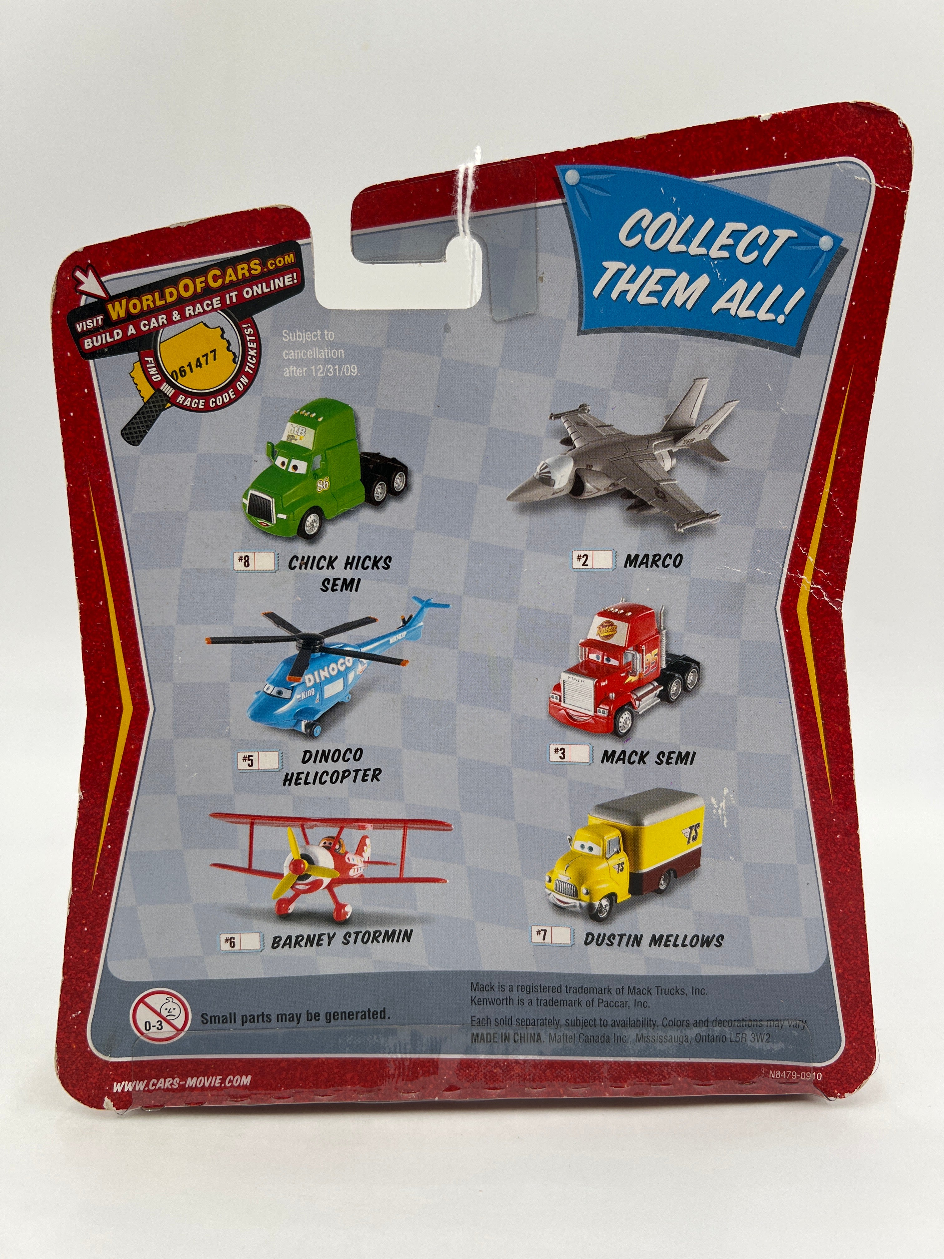 Disney Pixar The World Of Cars Race O Rama #8 Mega Size Chick Hicks Semi 141C - Image 7