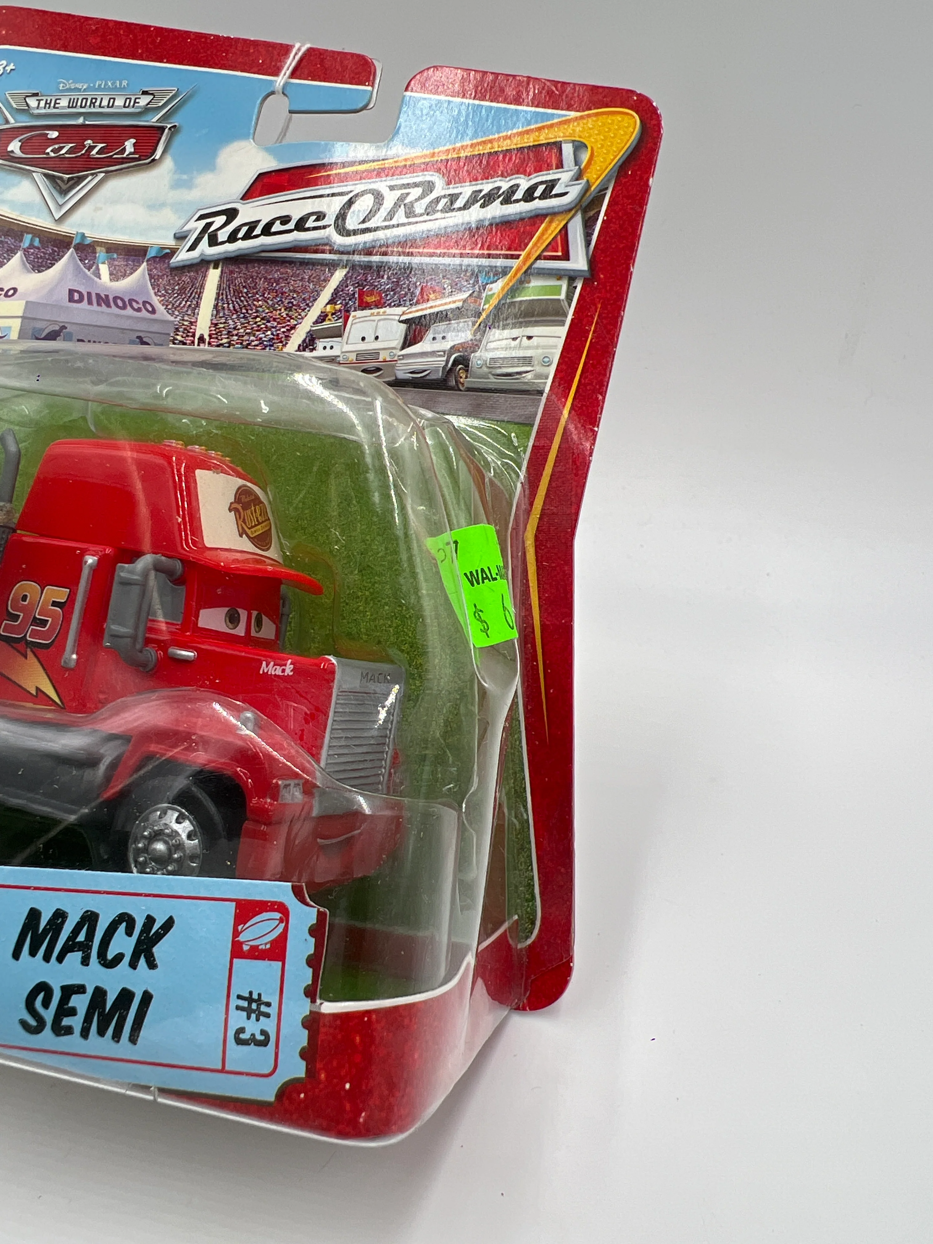 Disney Pixar The World Of Cars Race O Rama #3 Mega Size Mack Semi 141E - Image 3