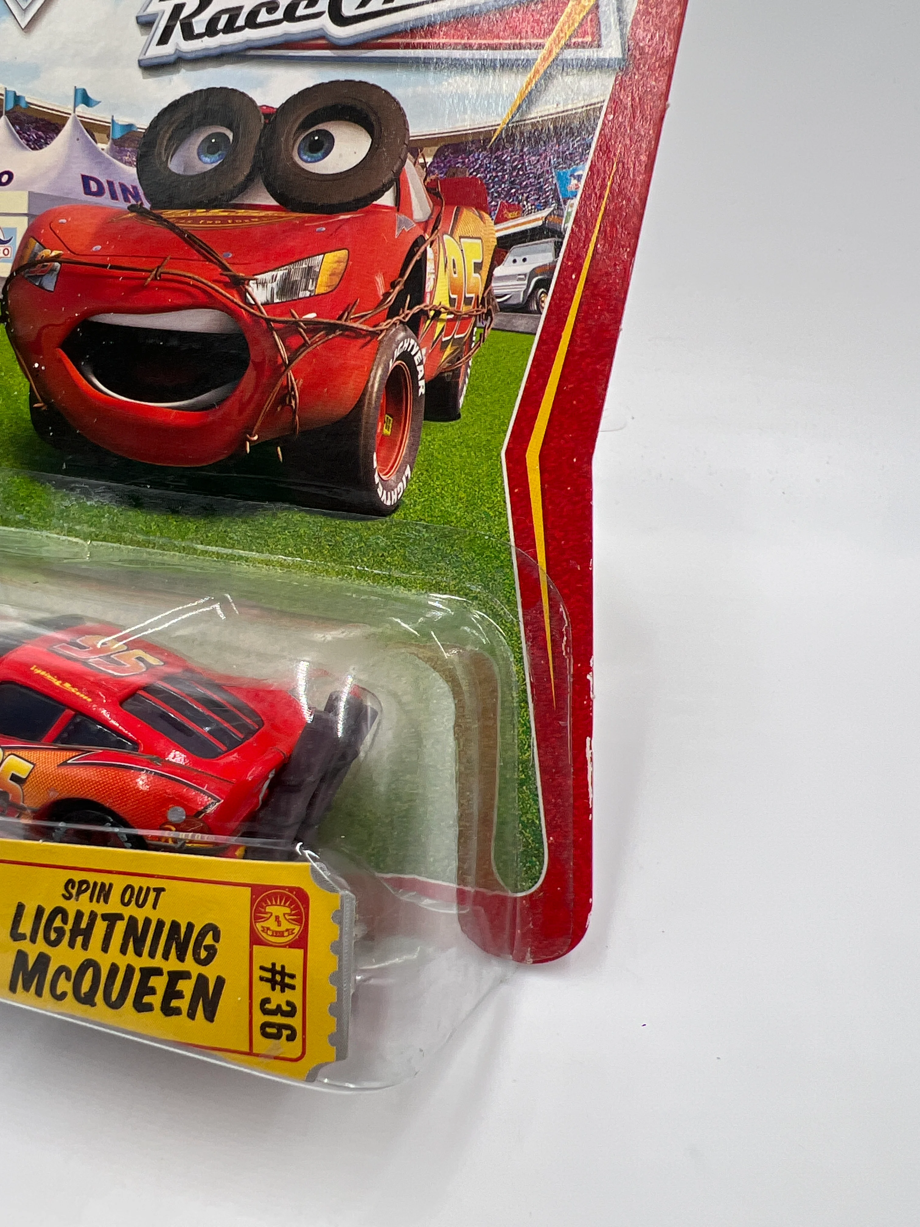Disney Pixar The World Of Cars Race O Rama #36 Spin Out Lightning McQueen - Image 3